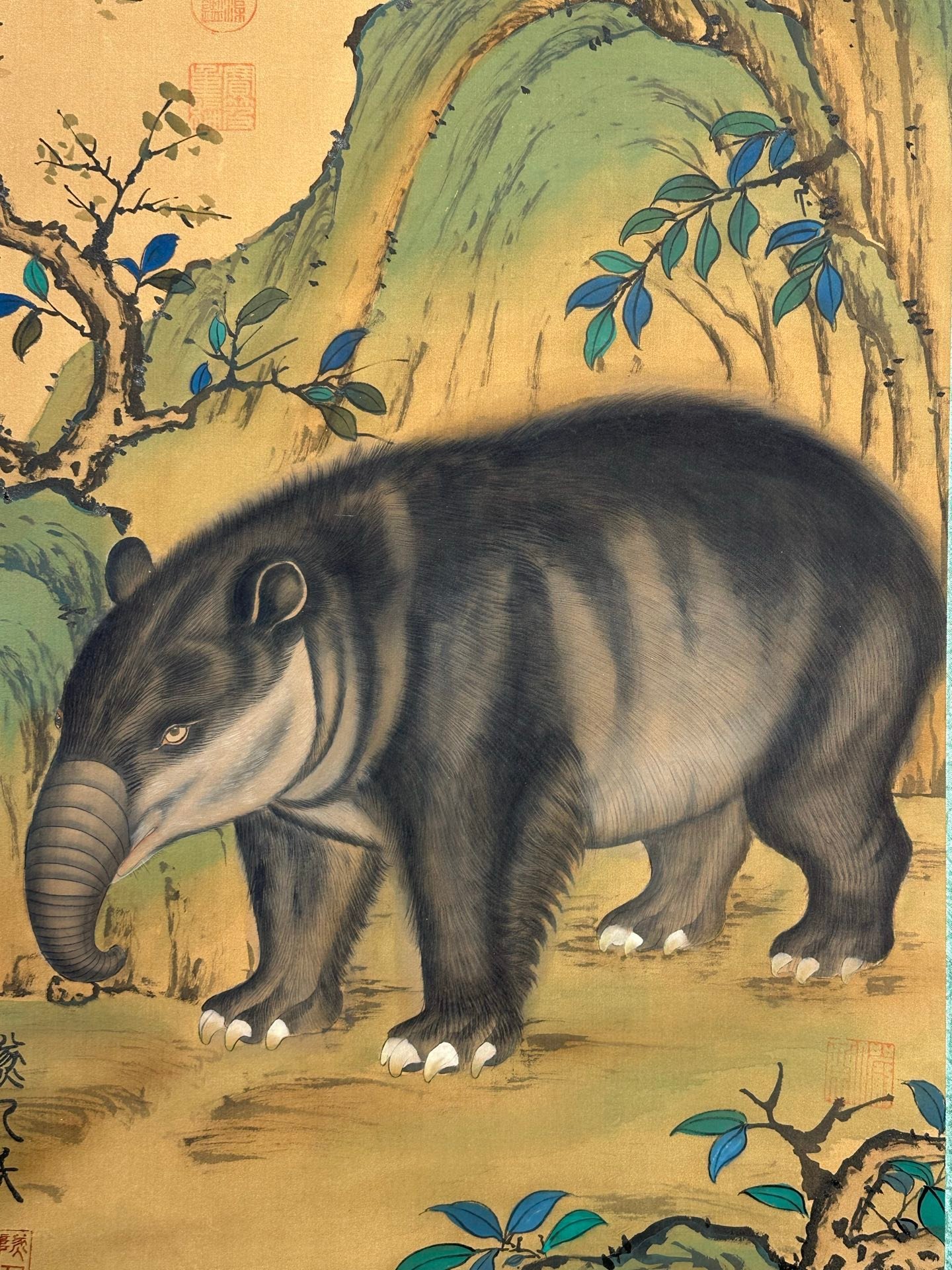 Chinese scroll painting Sui