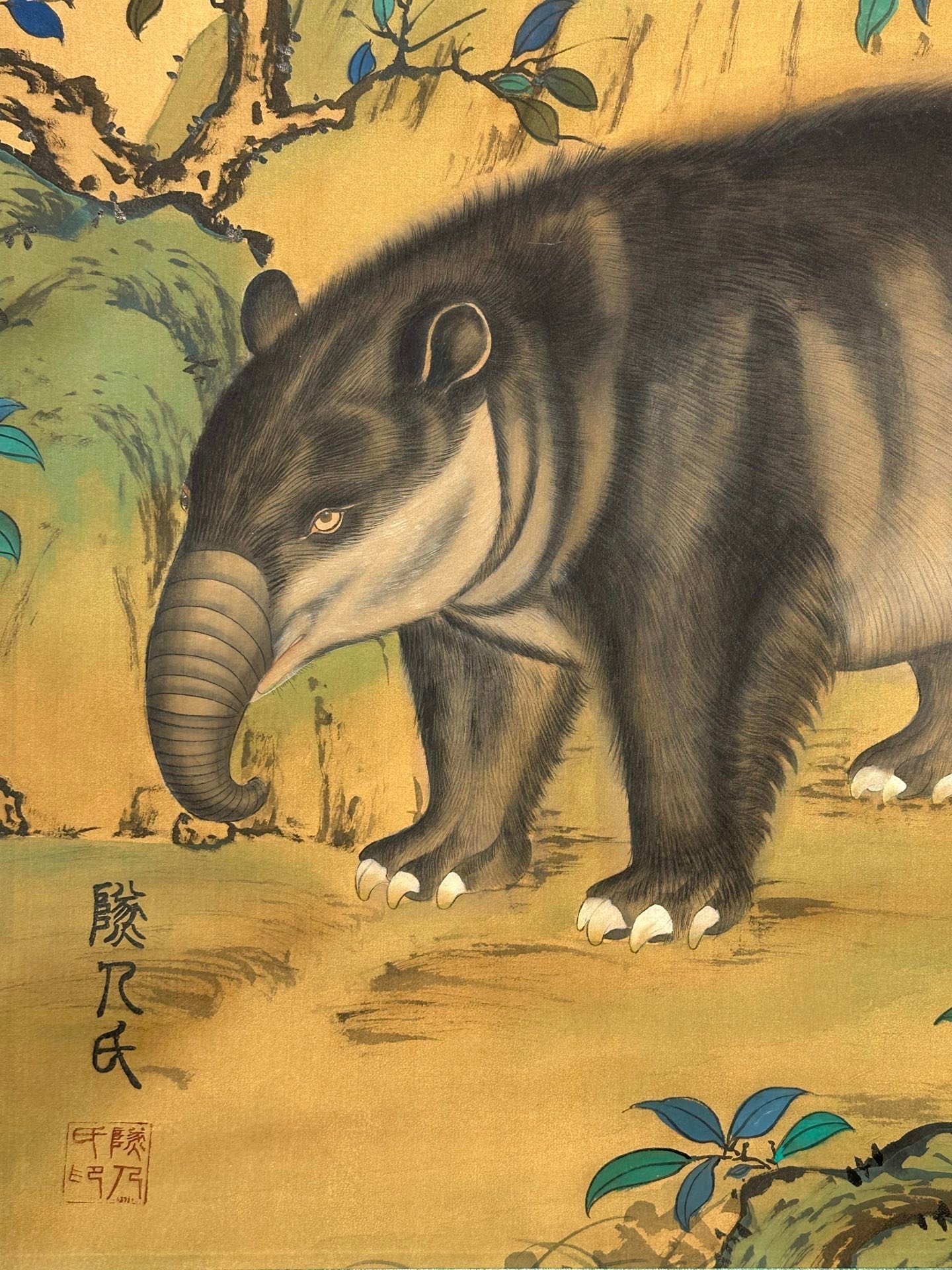 Chinese scroll painting Sui