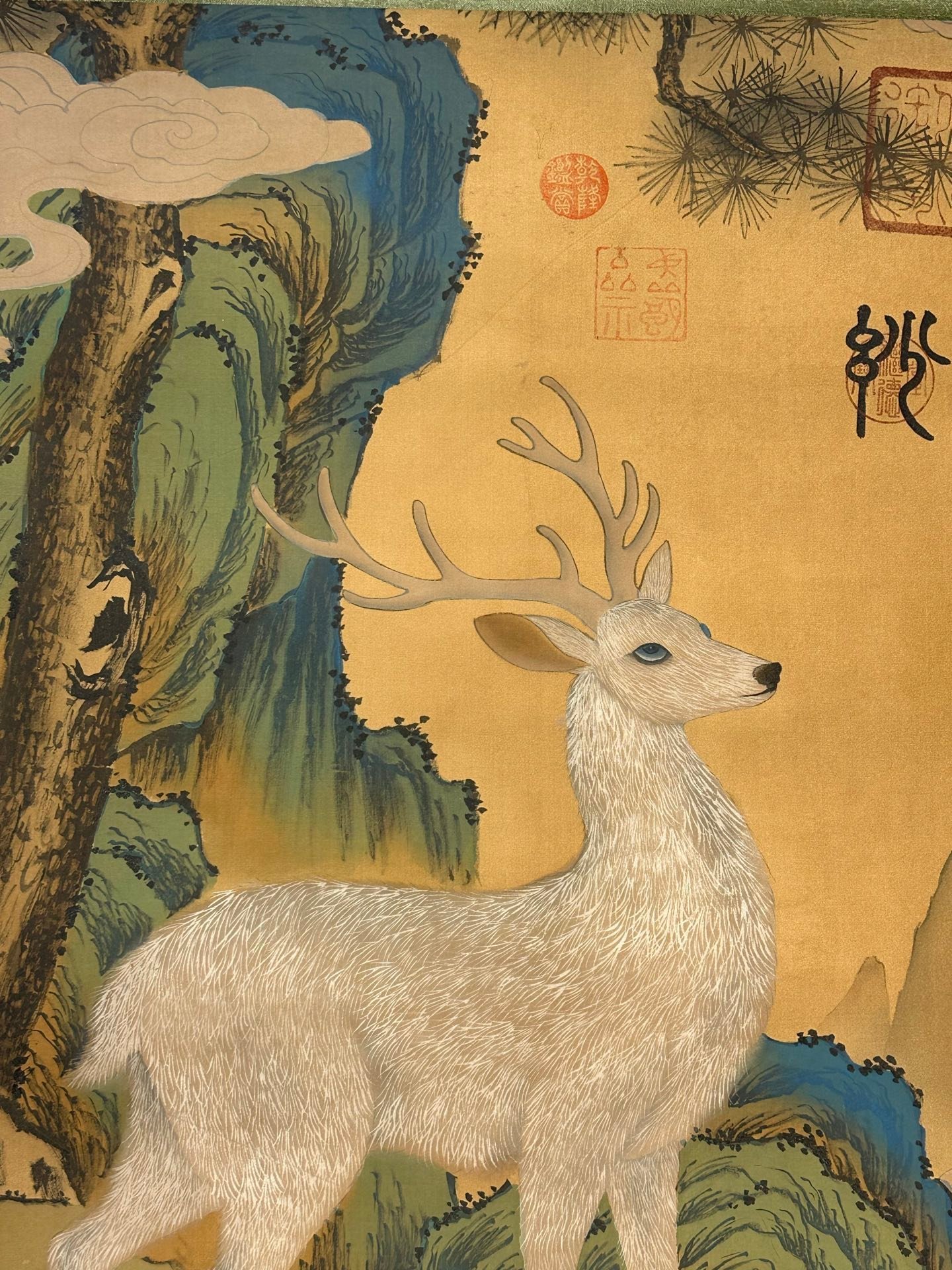 Chinese scroll painting Zhuanxu