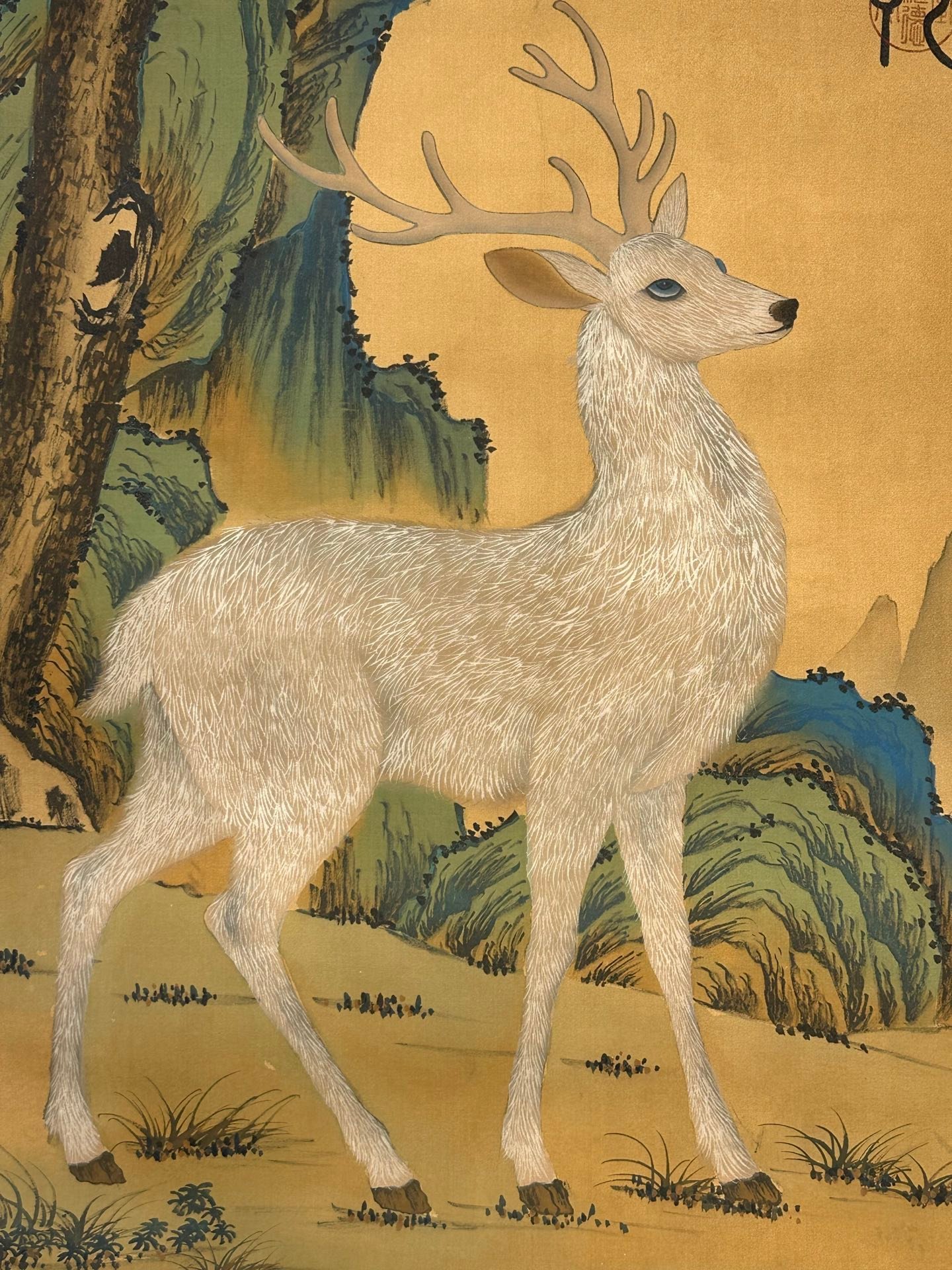 Chinese scroll painting Zhuanxu