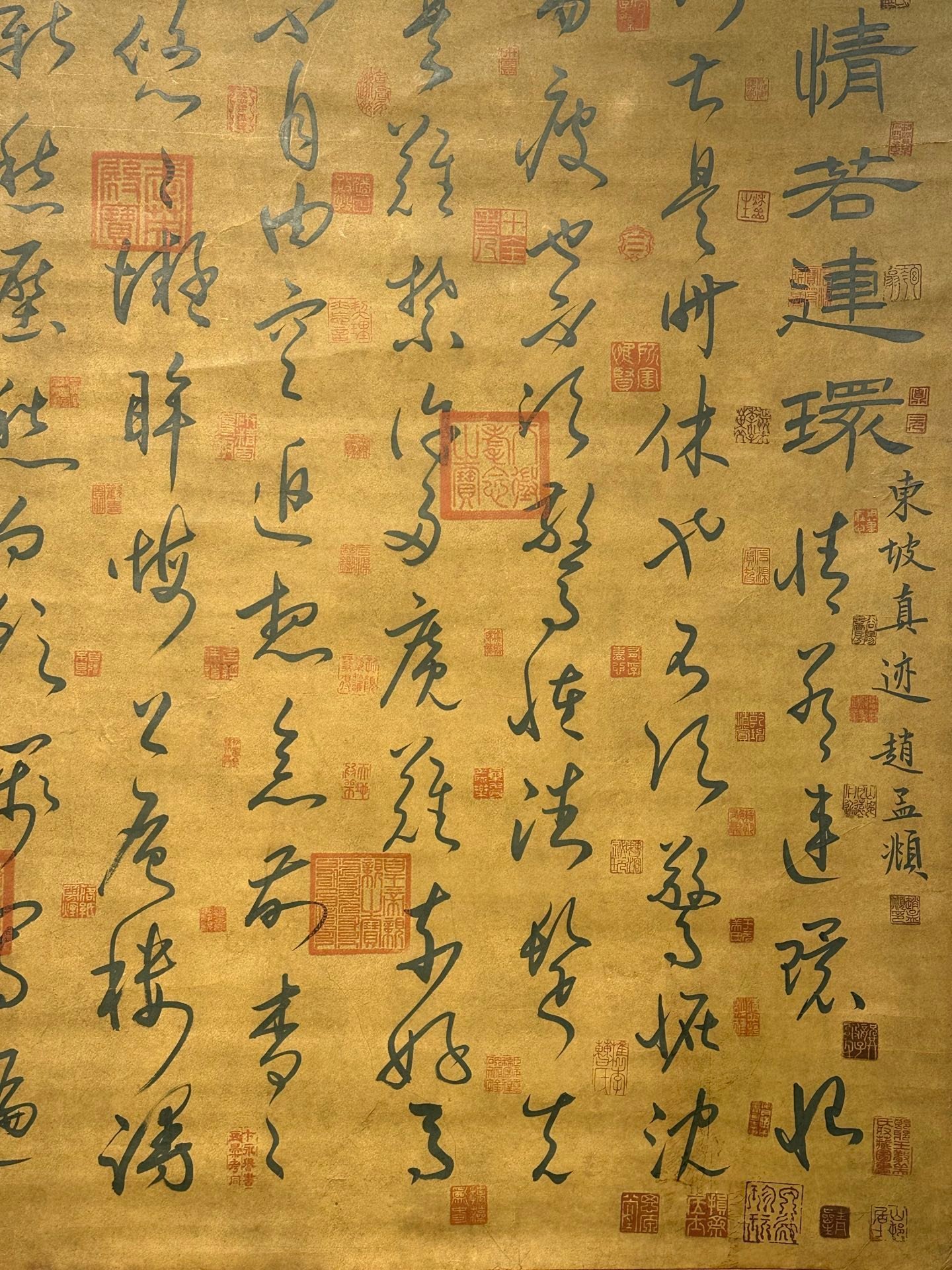 Chinese scroll painting Su Shi
