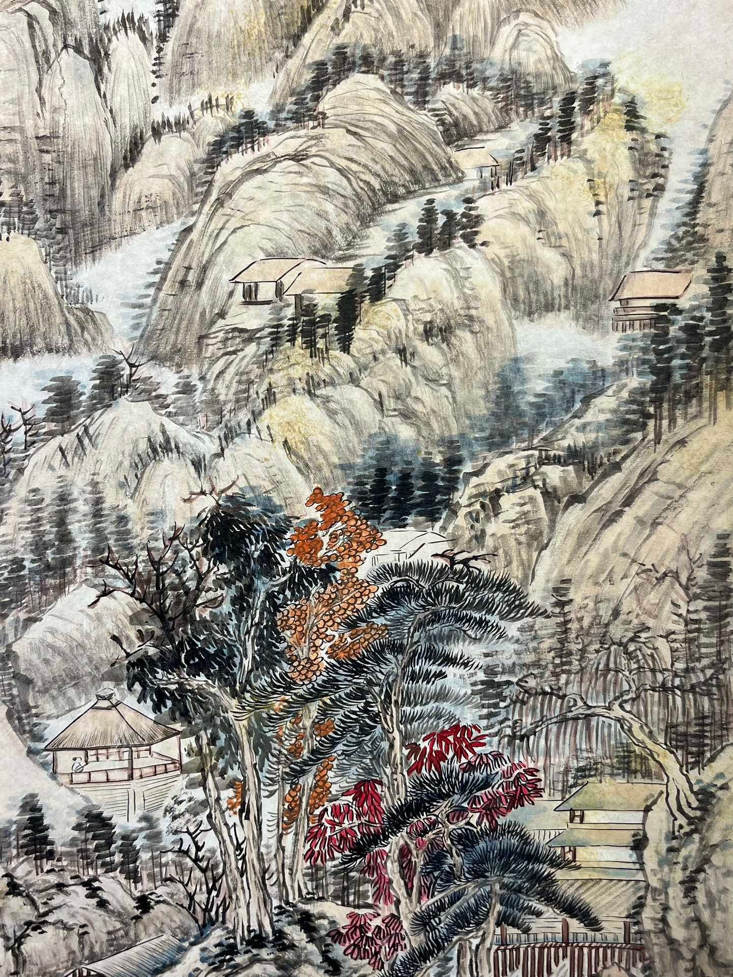 Chinese scroll painting Zhang Daqian