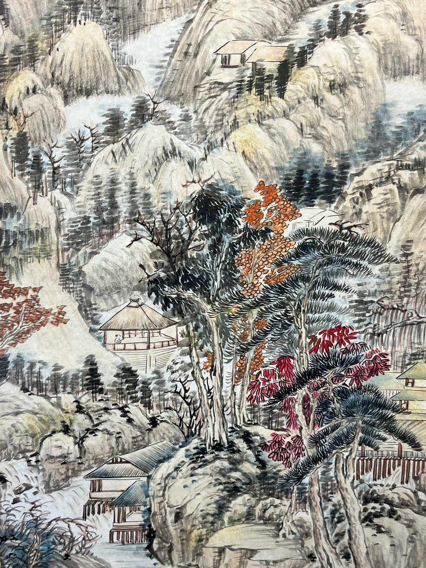 Chinese scroll painting Zhang Daqian