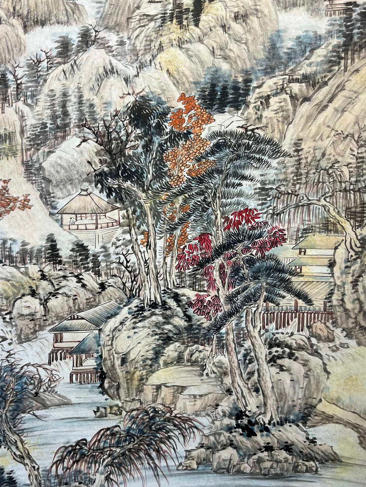 Chinese scroll painting Zhang Daqian