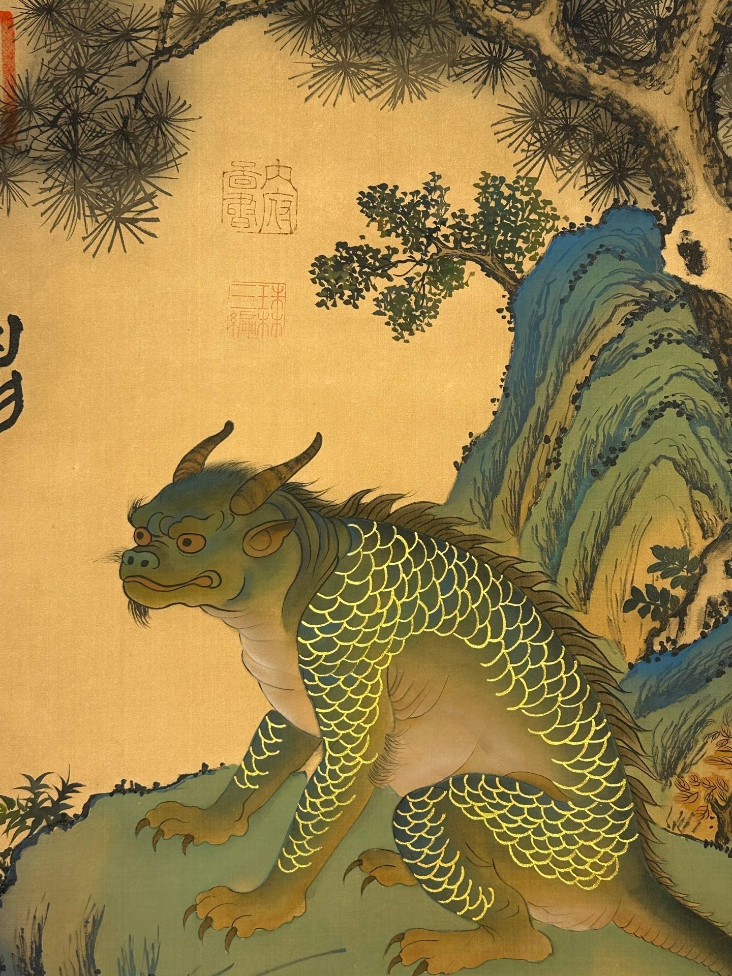 Chinese scroll painting Huangdi
