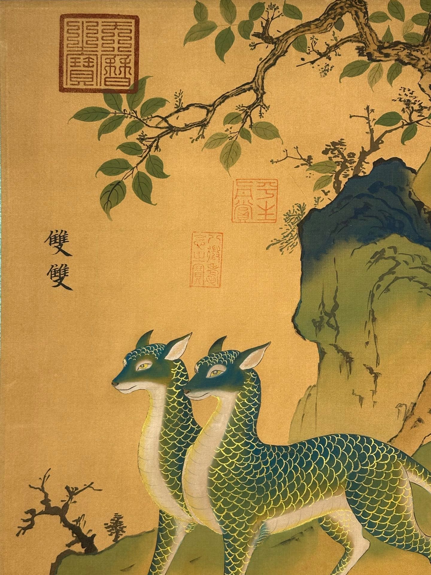 Chinese scroll painting Tang Yao