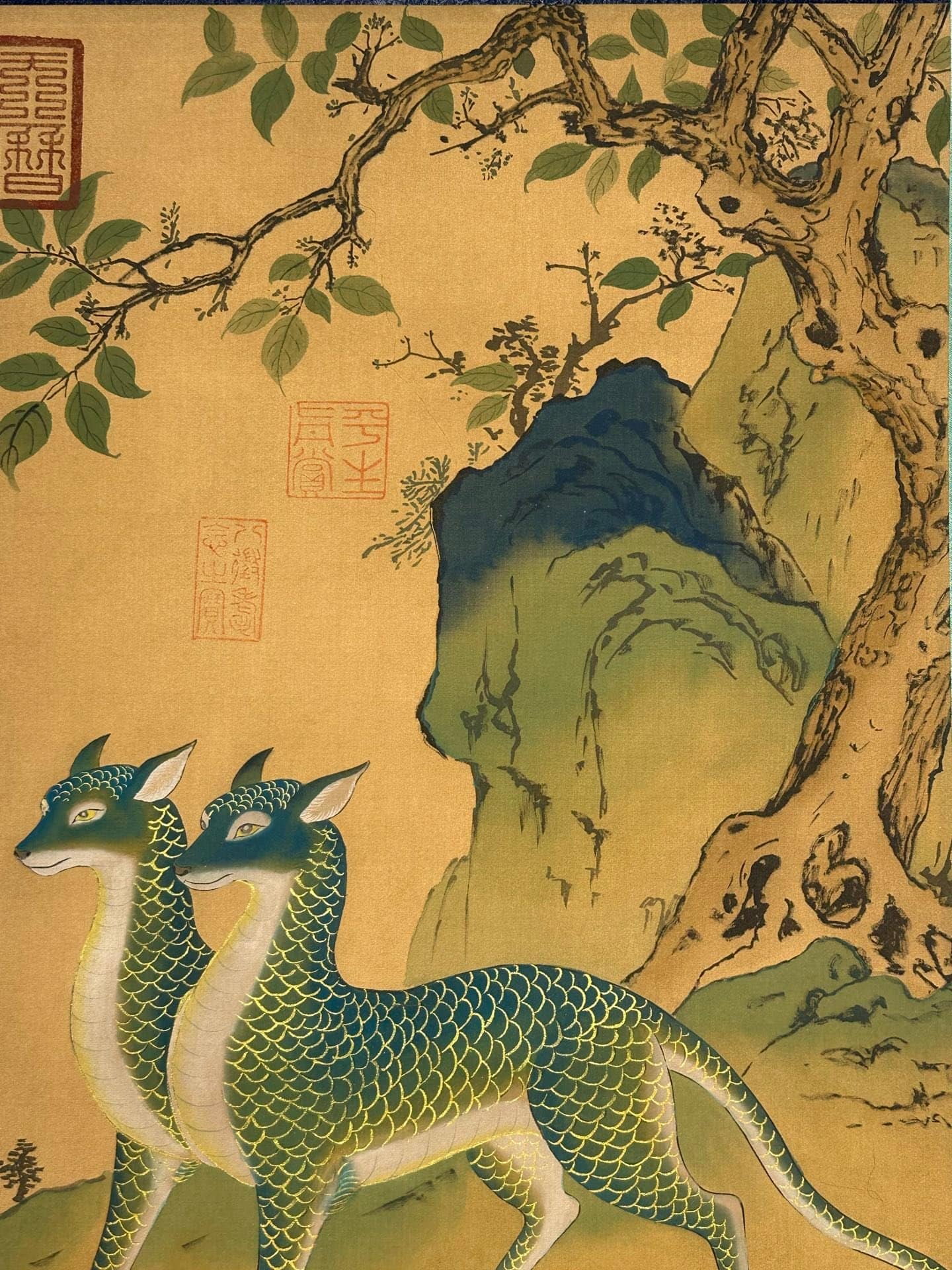 Chinese scroll painting Tang Yao