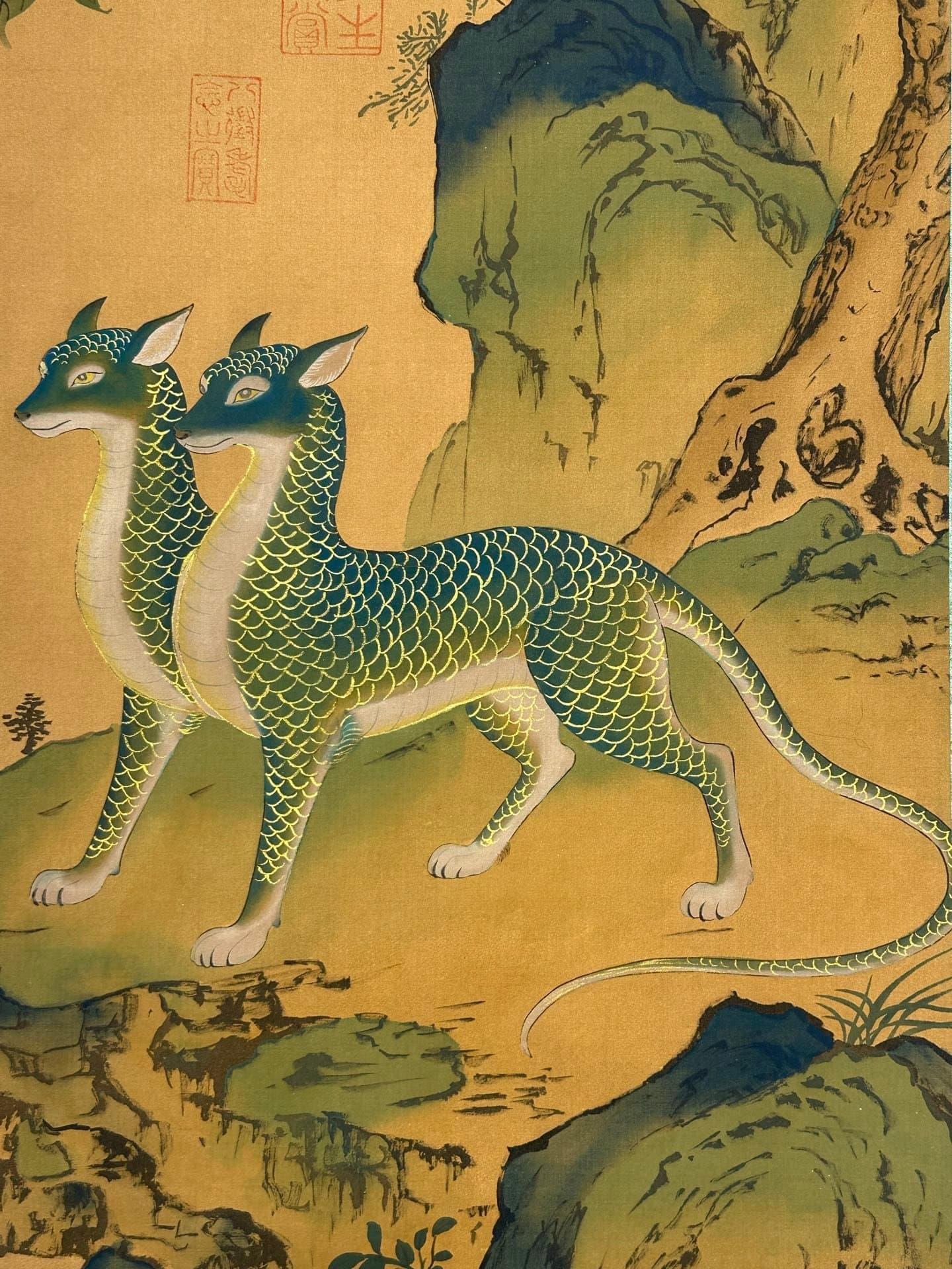 Chinese scroll painting Tang Yao