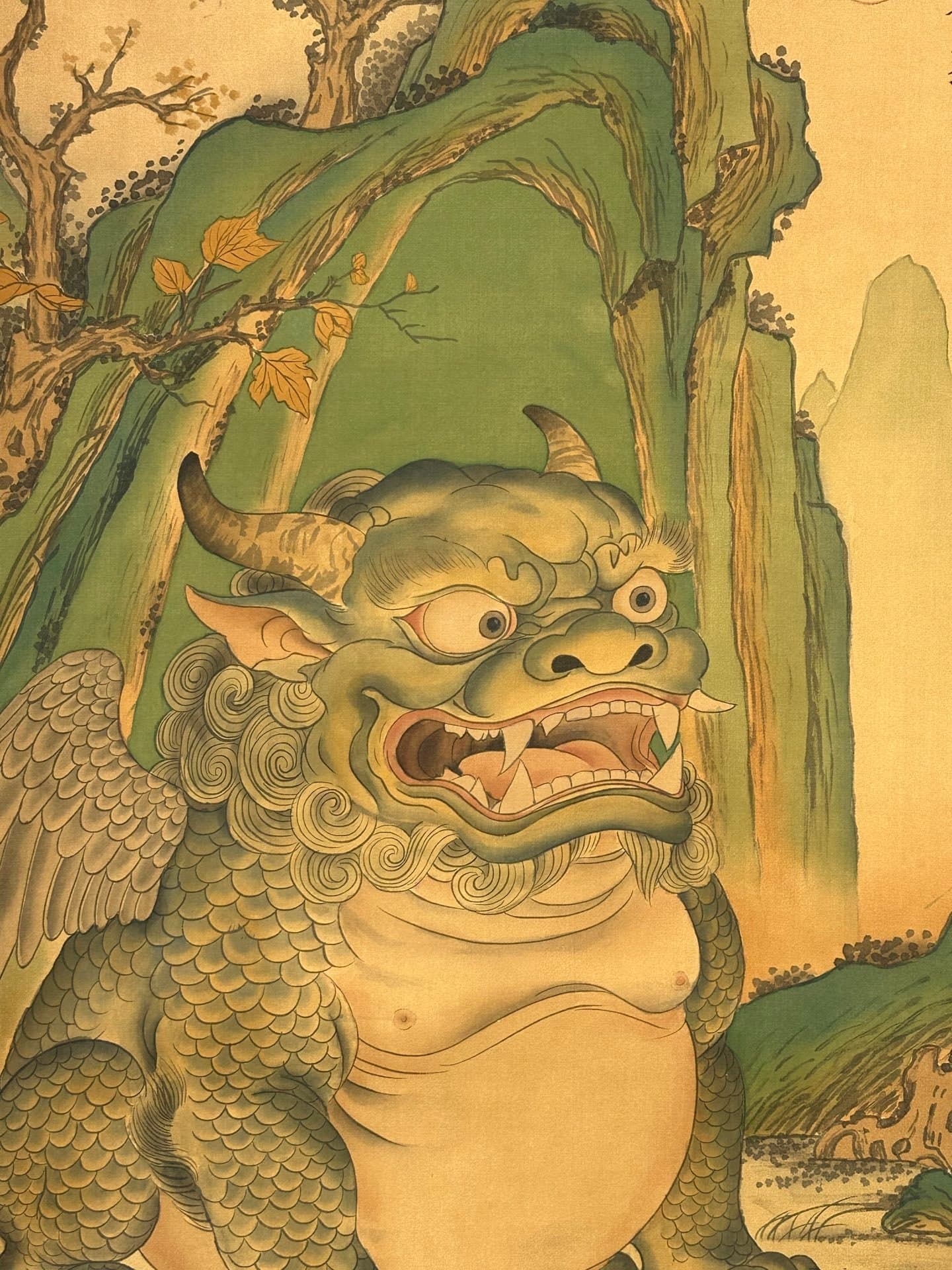 Chinese scroll painting Tang Yao