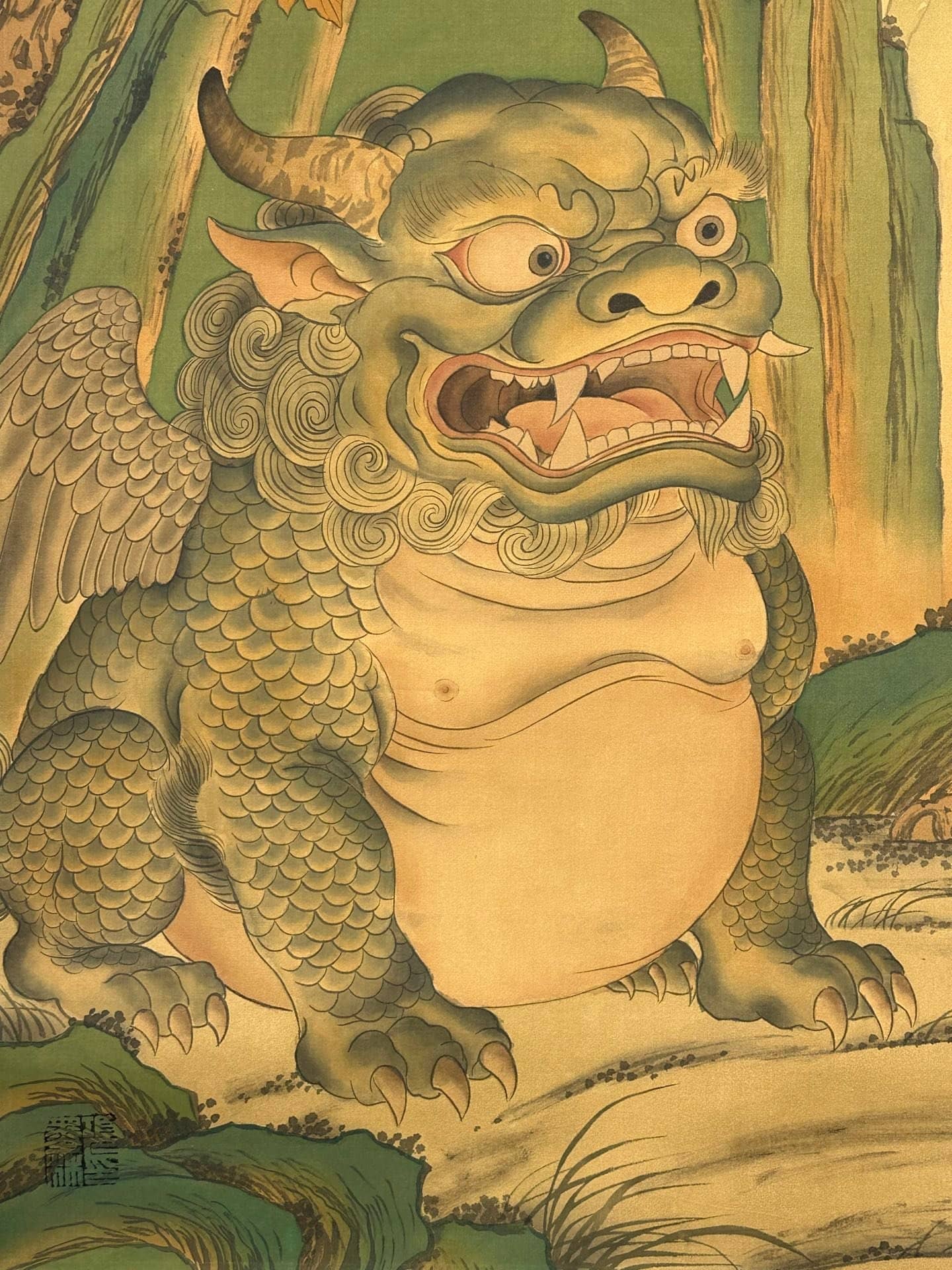 Chinese scroll painting Tang Yao