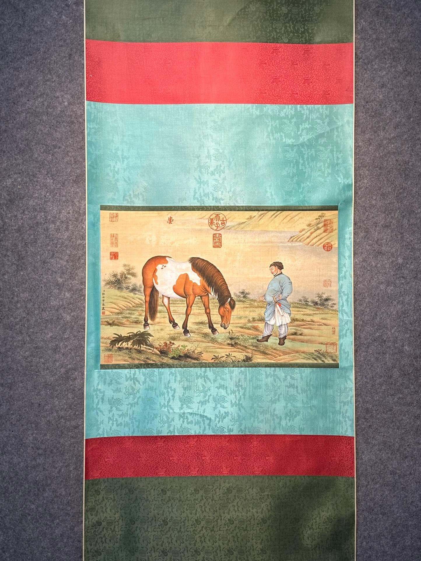 Chinese scroll painting Giuseppe
