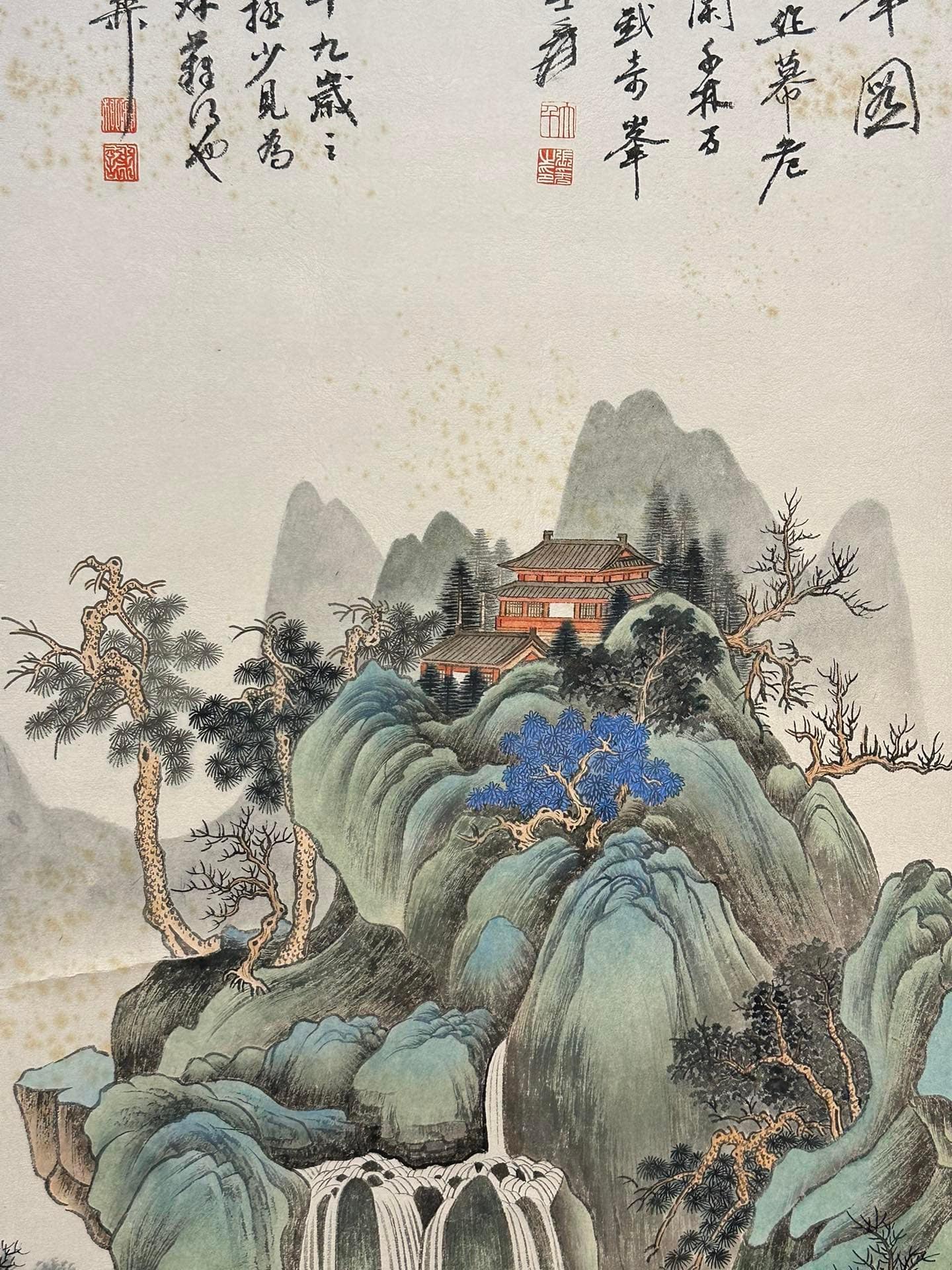 Chinese scroll painting Zhang Daqian