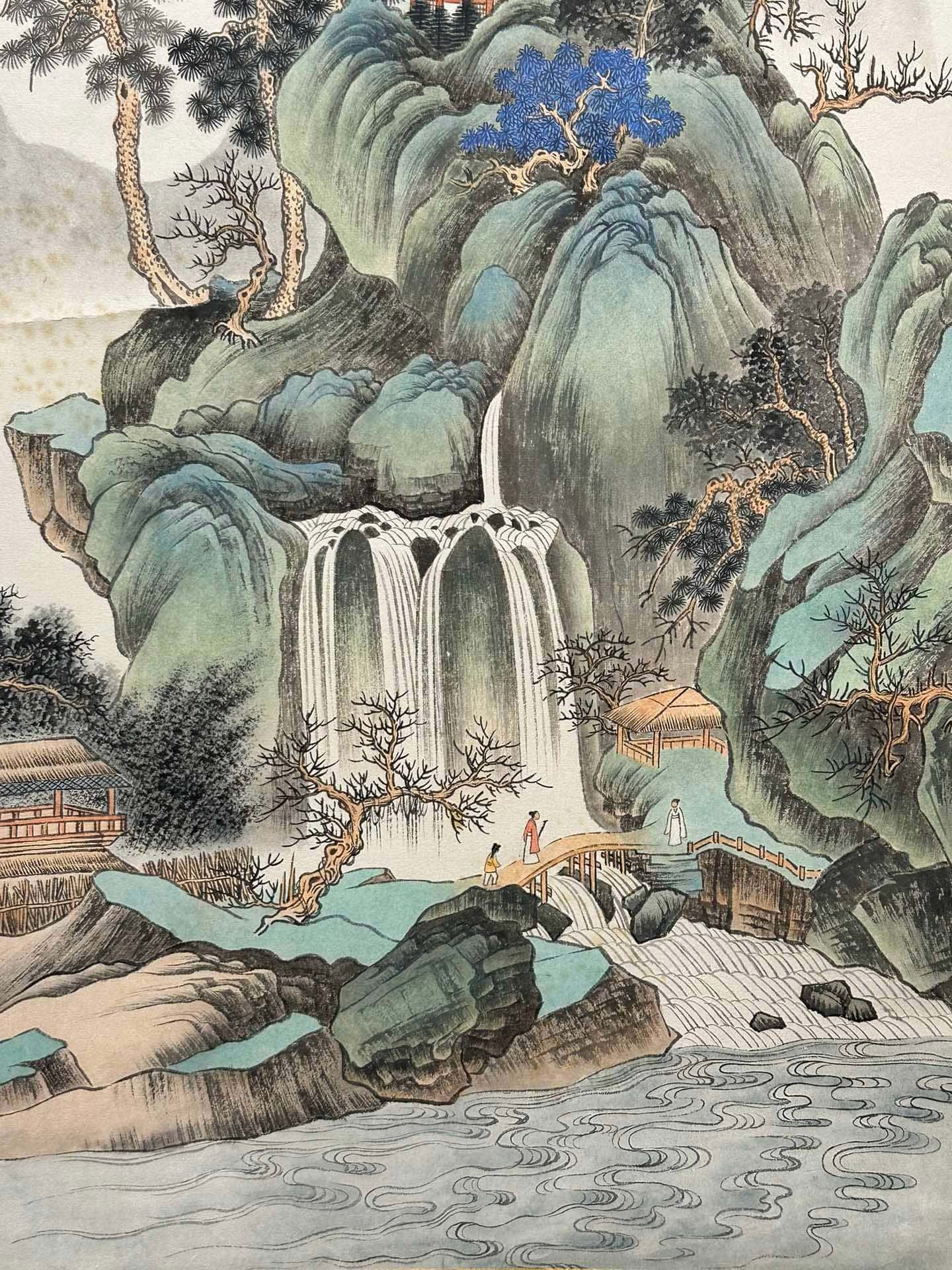 Chinese scroll painting Zhang Daqian