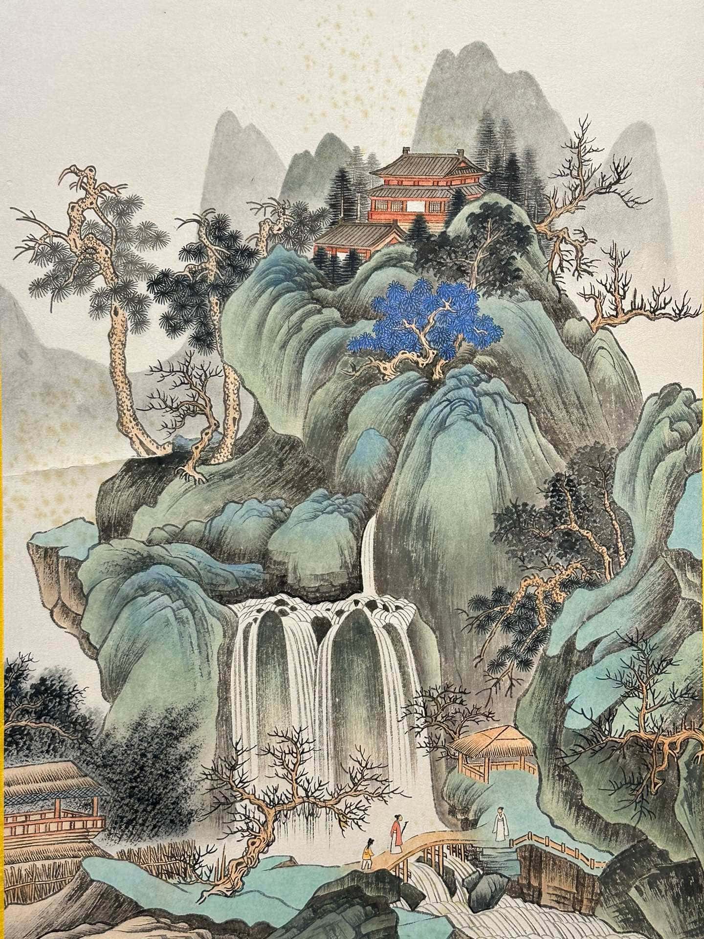 Chinese scroll painting Zhang Daqian