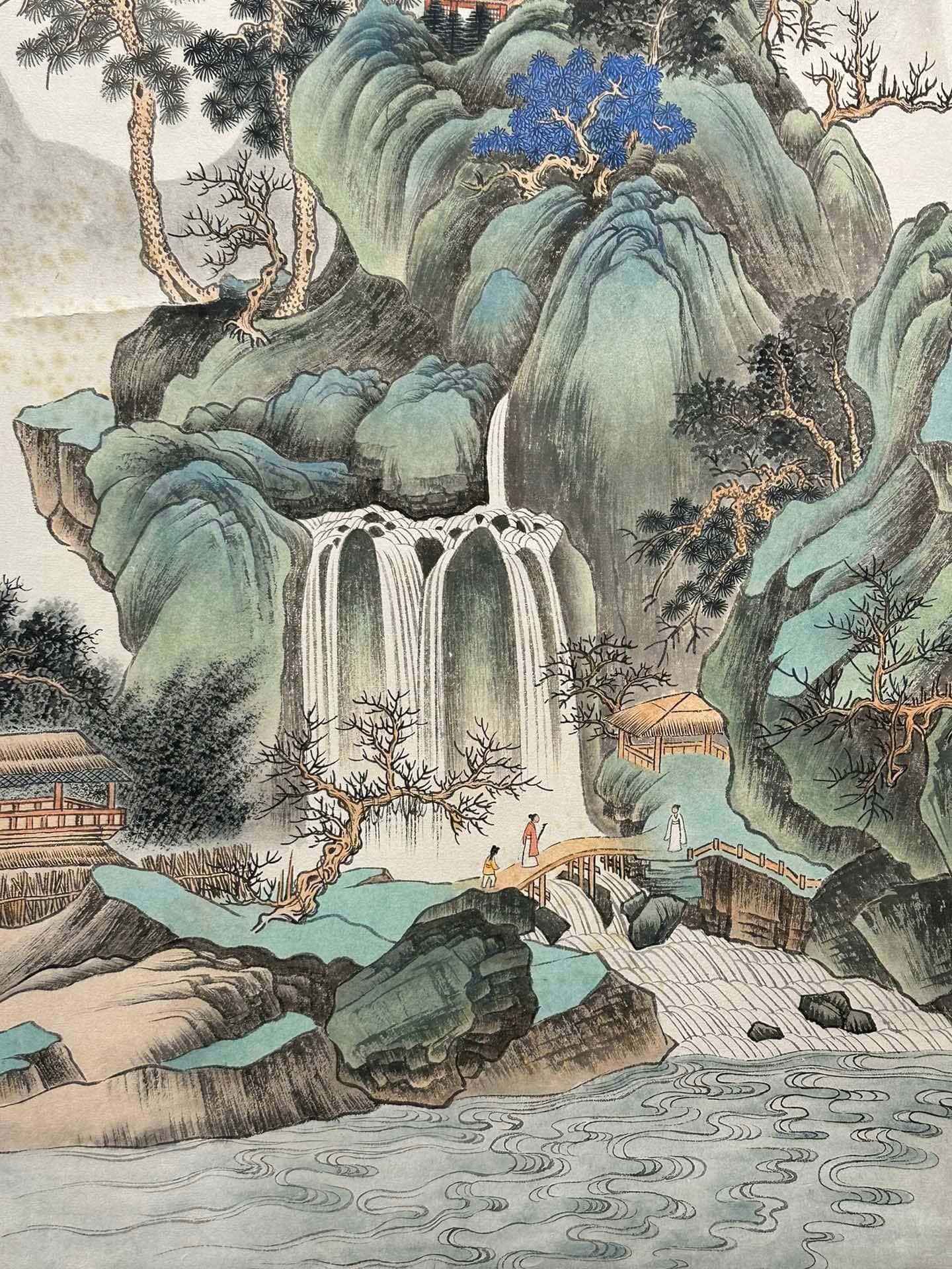 Chinese scroll painting Zhang Daqian