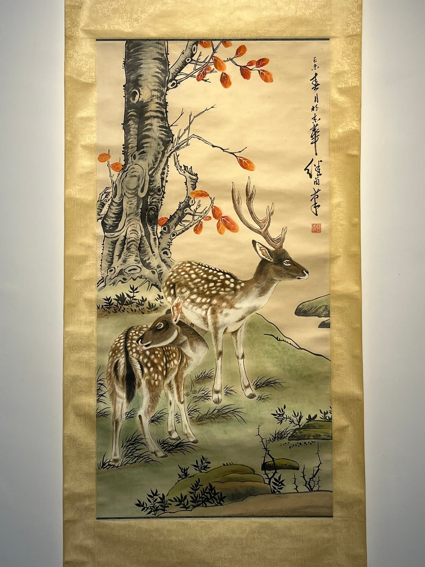 Chinese scroll painting Liu Jiyou