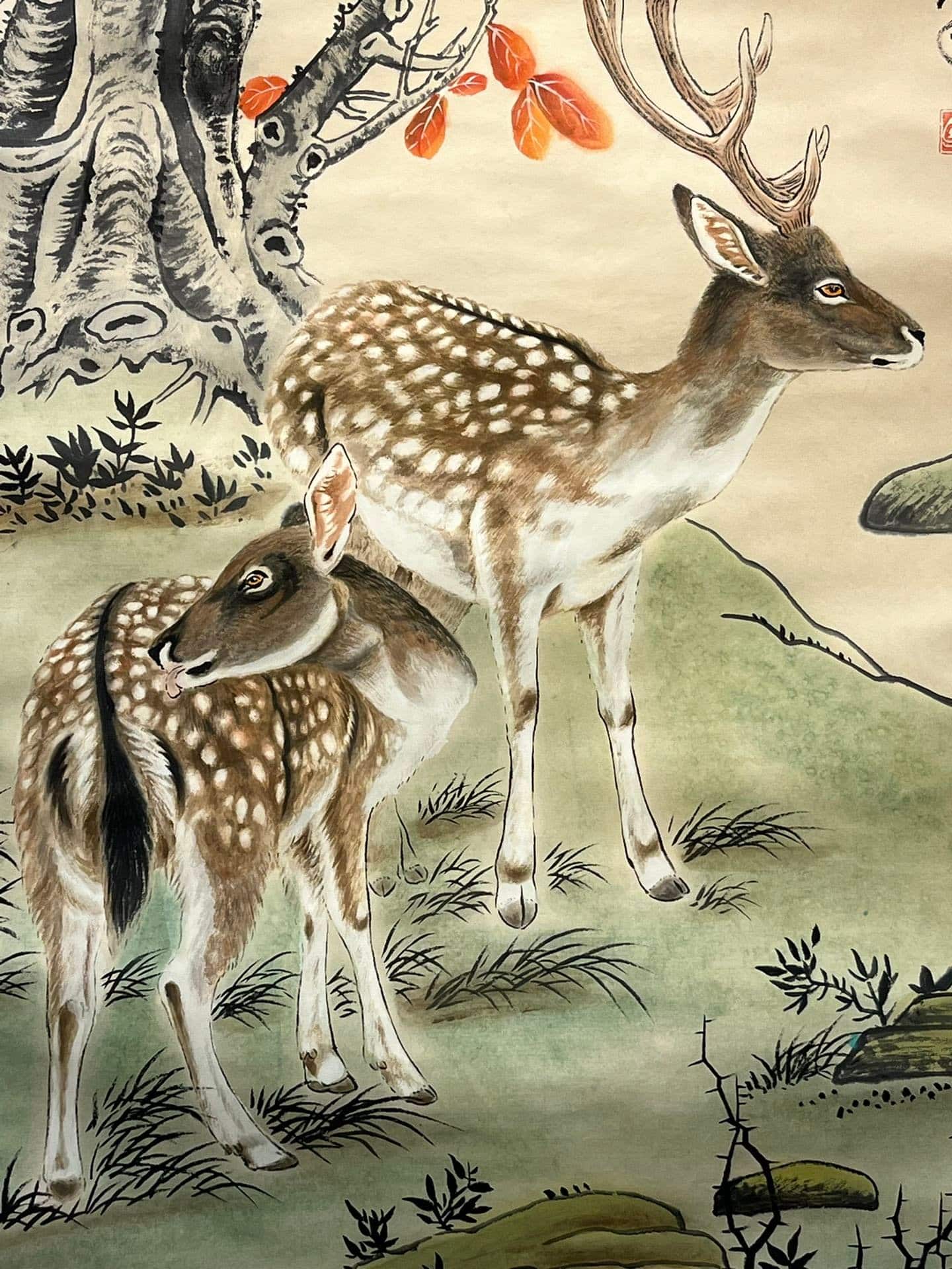 Chinese scroll painting Liu Jiyou