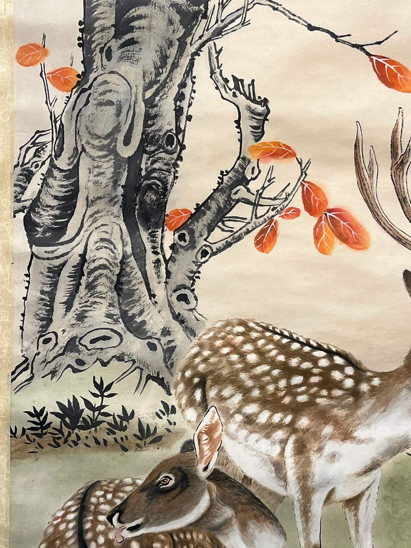 Chinese scroll painting Liu Jiyou