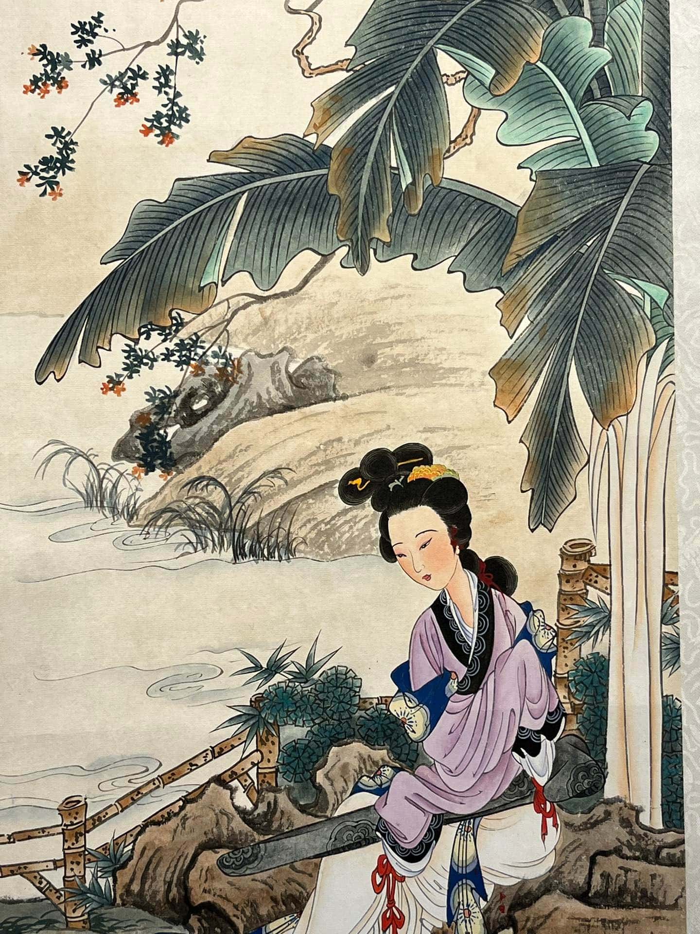 Chinese scroll painting Huang Jun