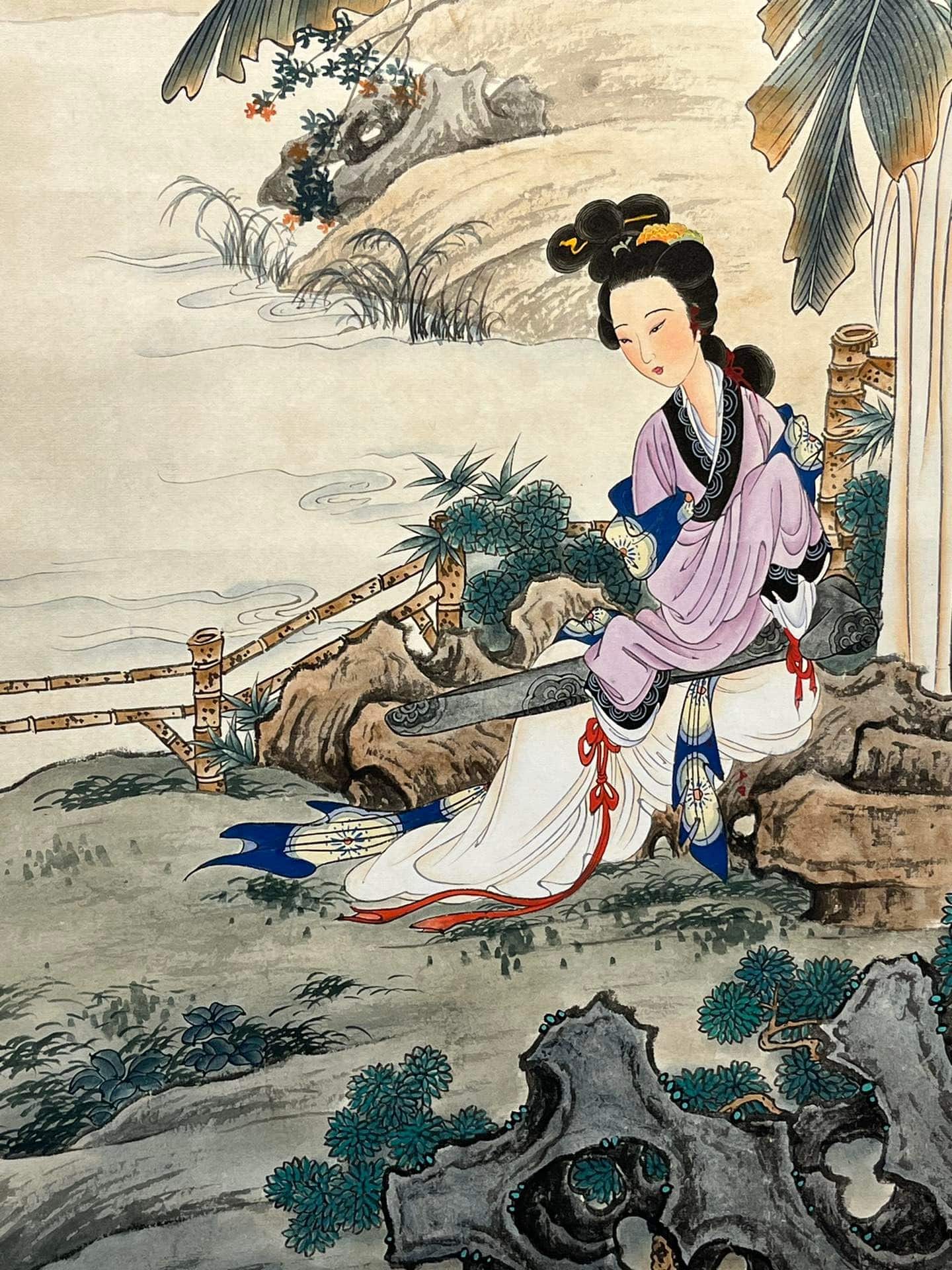 Chinese scroll painting Huang Jun