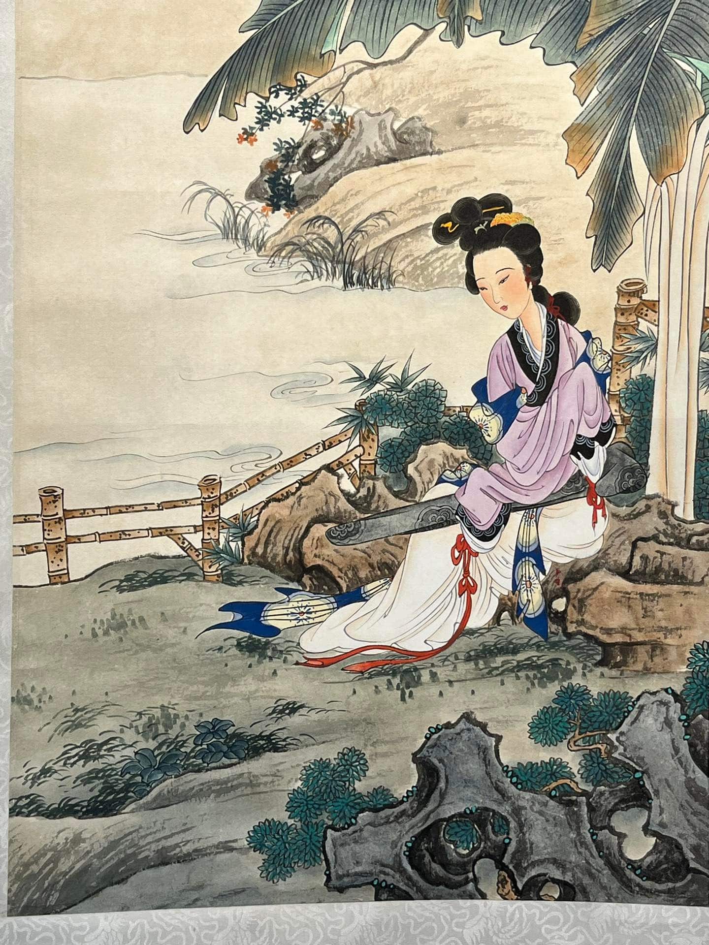 Chinese scroll painting Huang Jun
