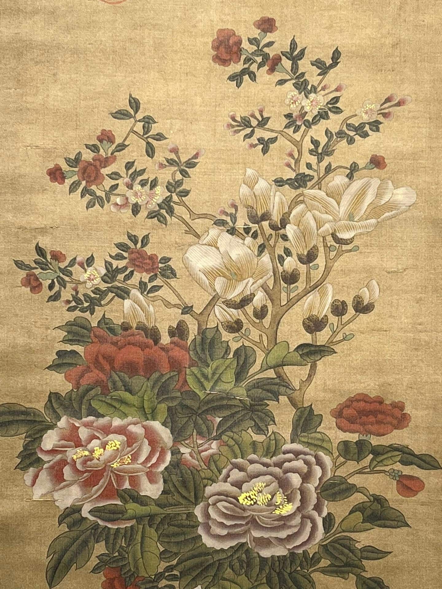 Chinese scroll painting Lin Chun