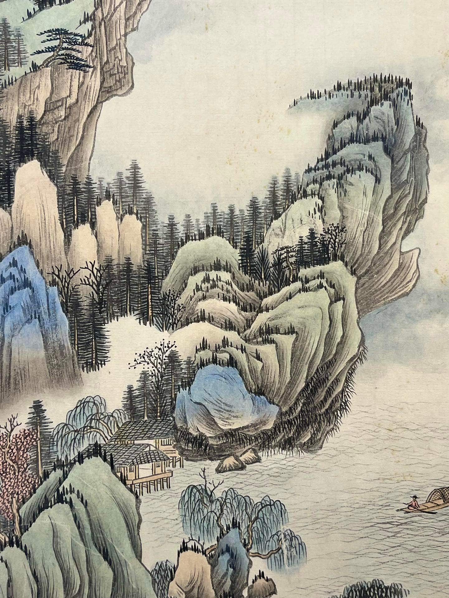 Chinese scroll painting Zhang Daqian