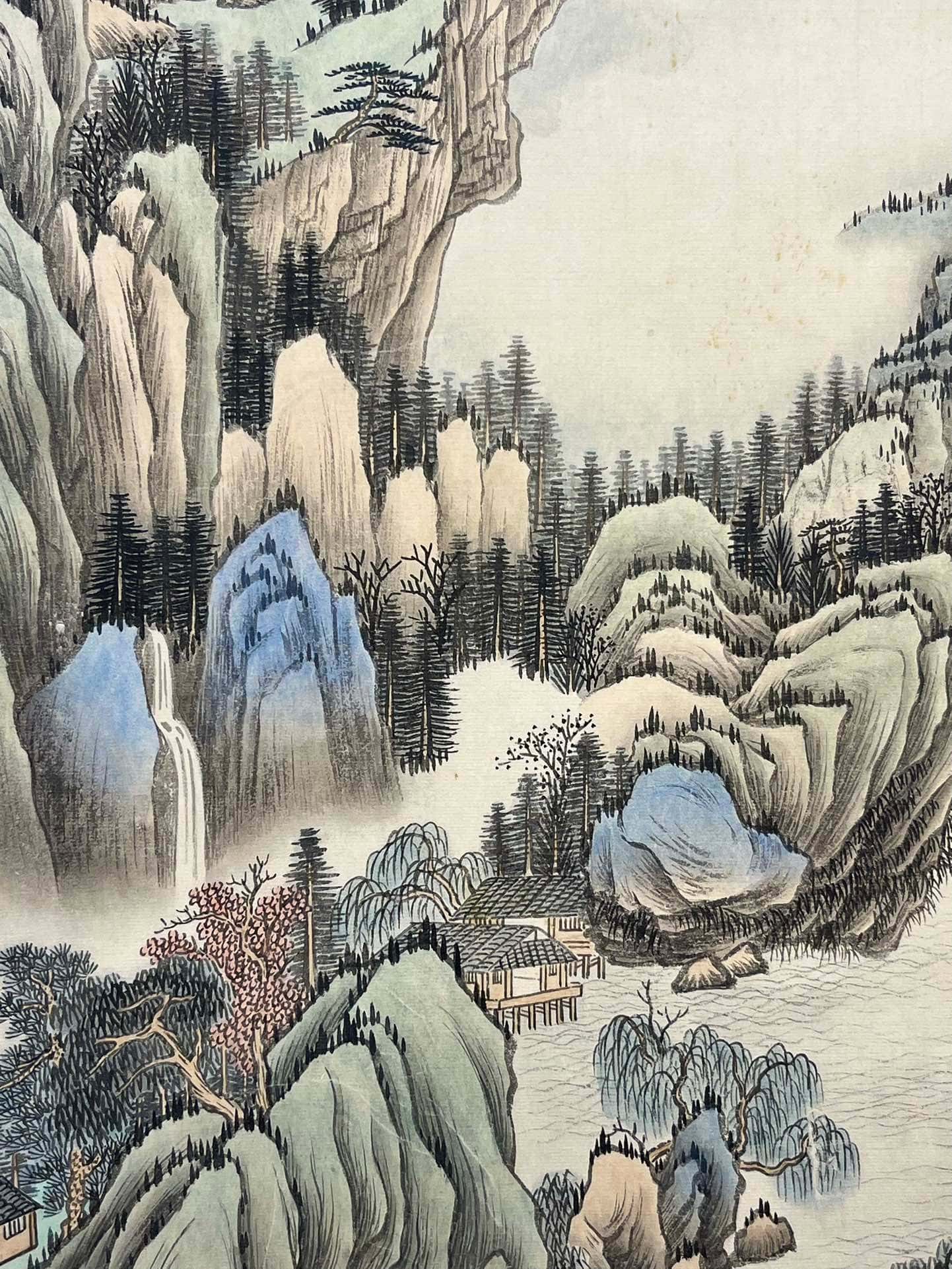Chinese scroll painting Zhang Daqian