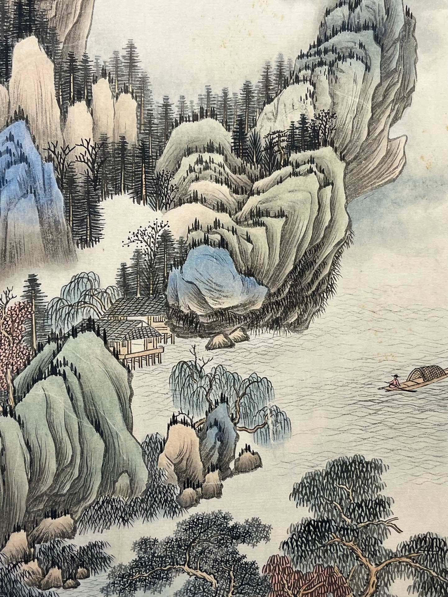 Chinese scroll painting Zhang Daqian