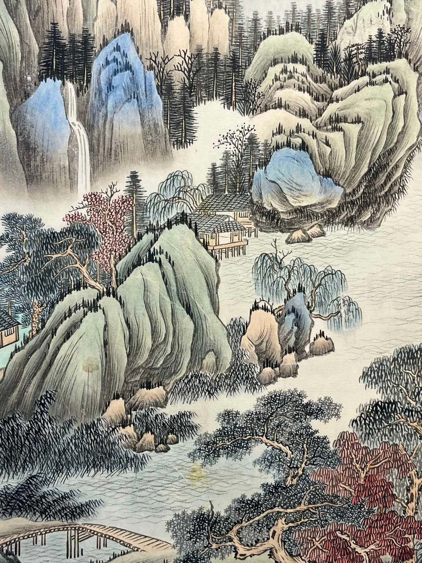 Chinese scroll painting Zhang Daqian