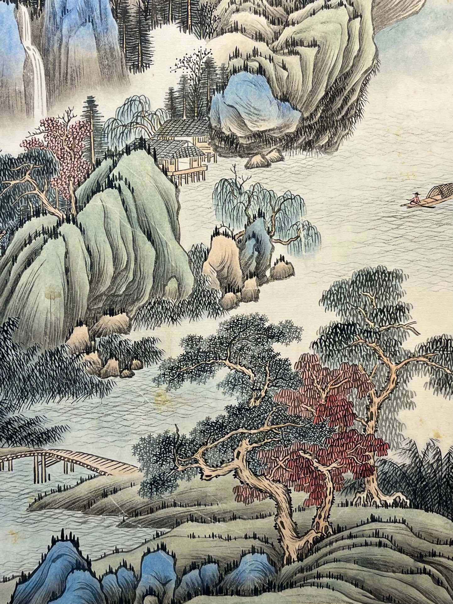 Chinese scroll painting Zhang Daqian