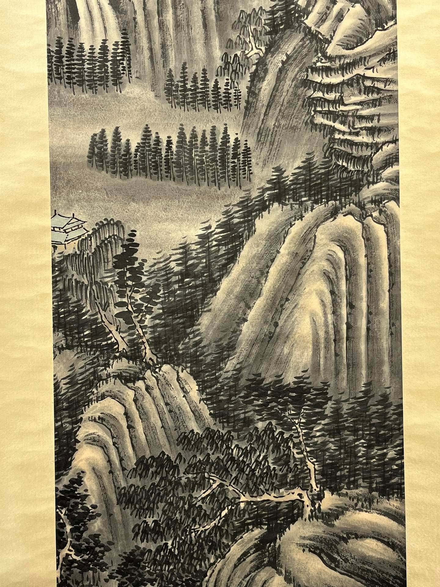 Chinese scroll painting Tao Lengyue
