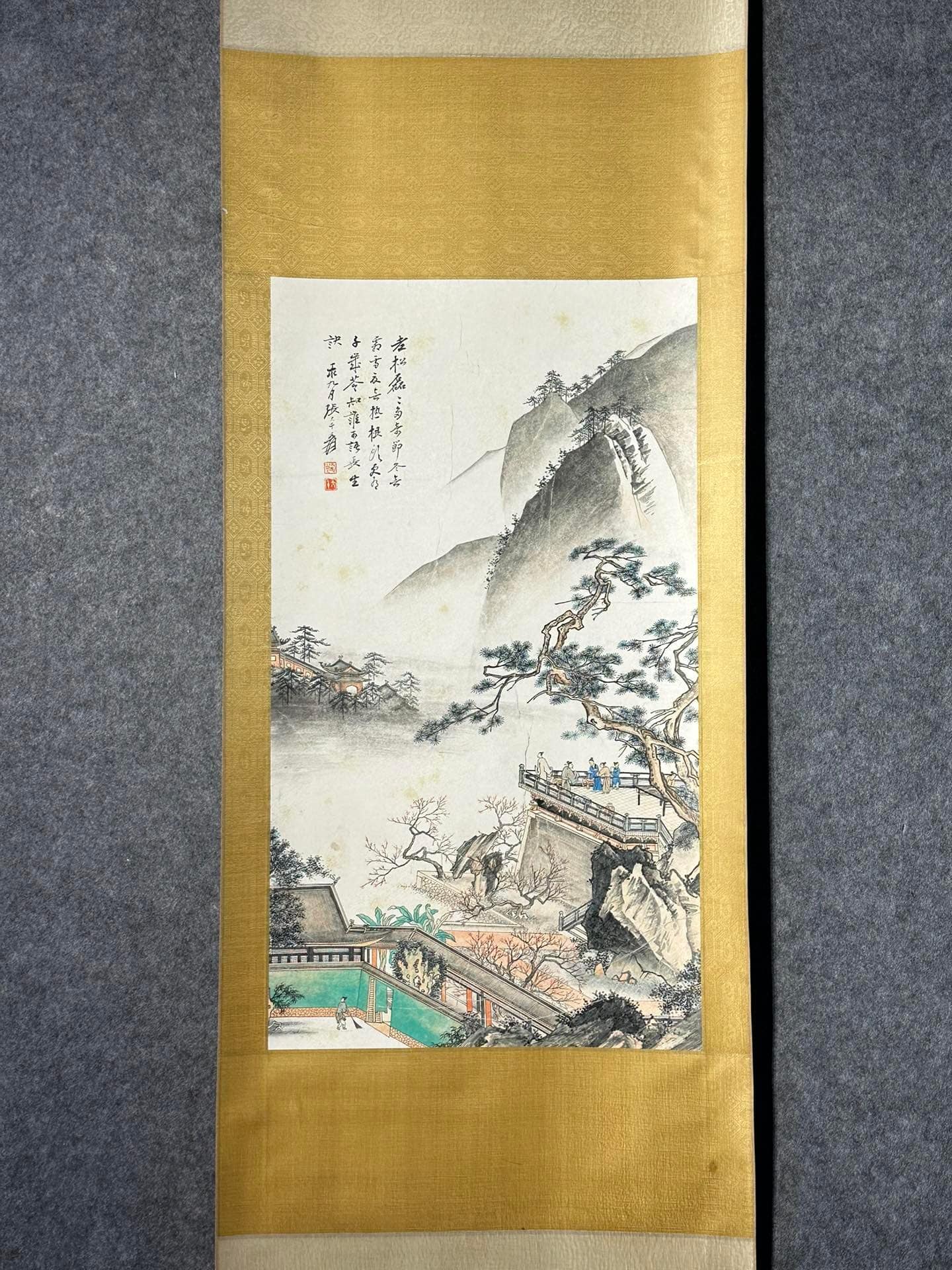 Chinese scroll painting Zhang Daqian