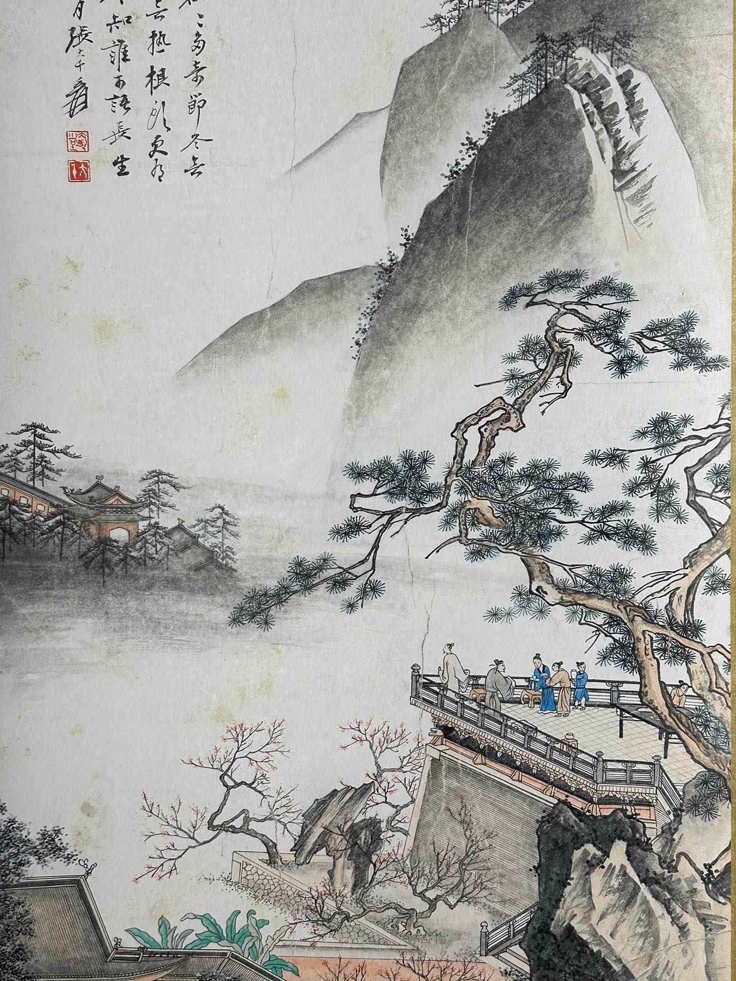 Chinese scroll painting Zhang Daqian