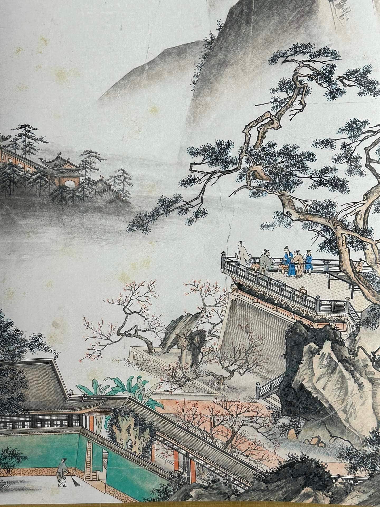 Chinese scroll painting Zhang Daqian