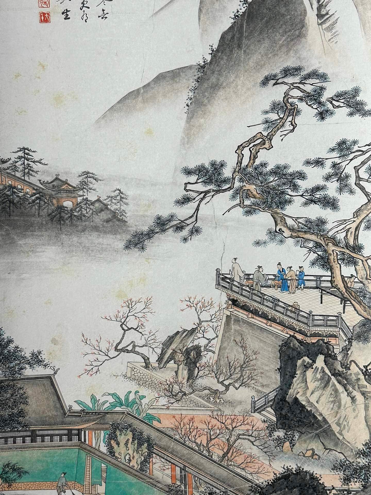 Chinese scroll painting Zhang Daqian