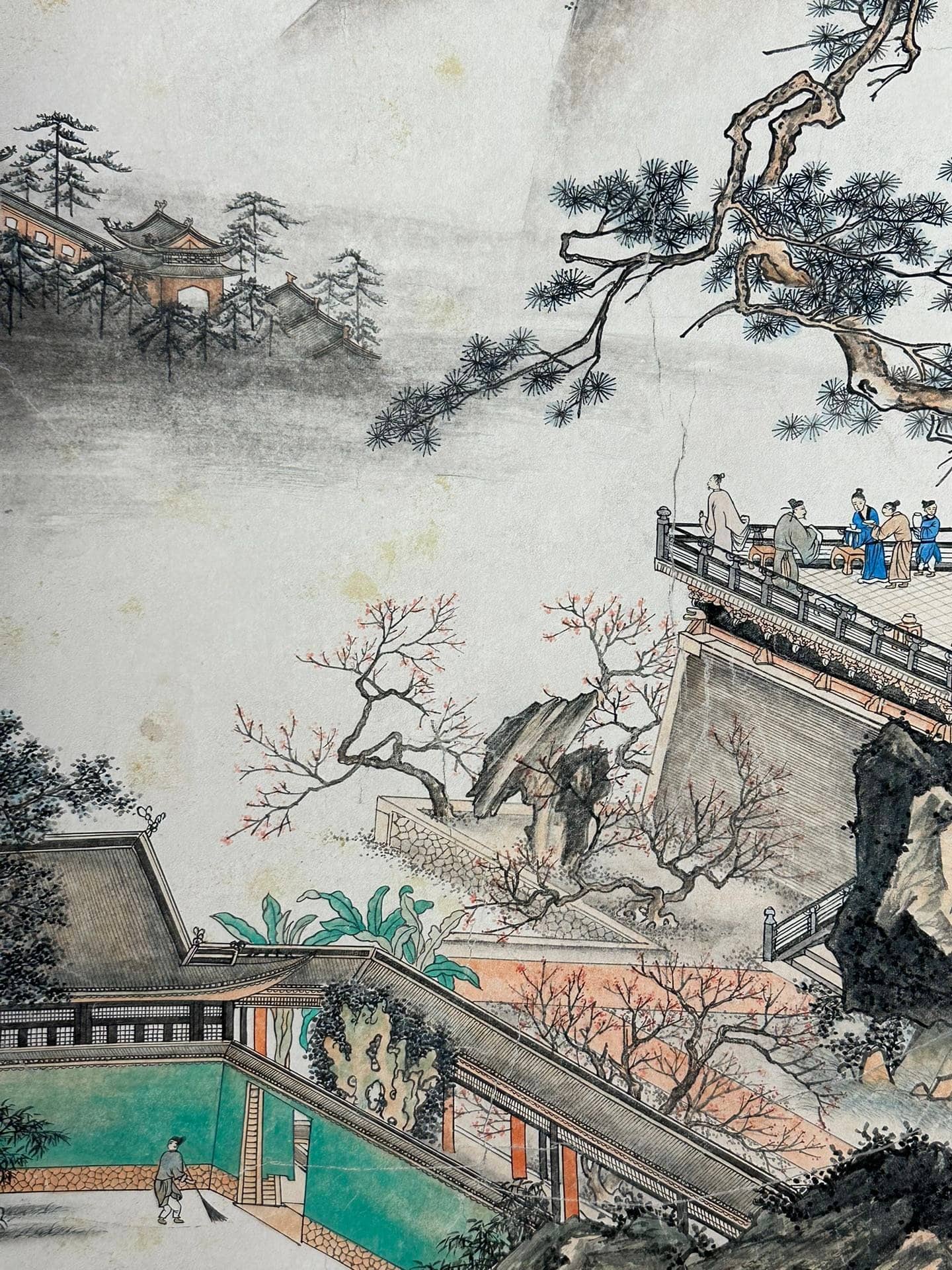 Chinese scroll painting Zhang Daqian