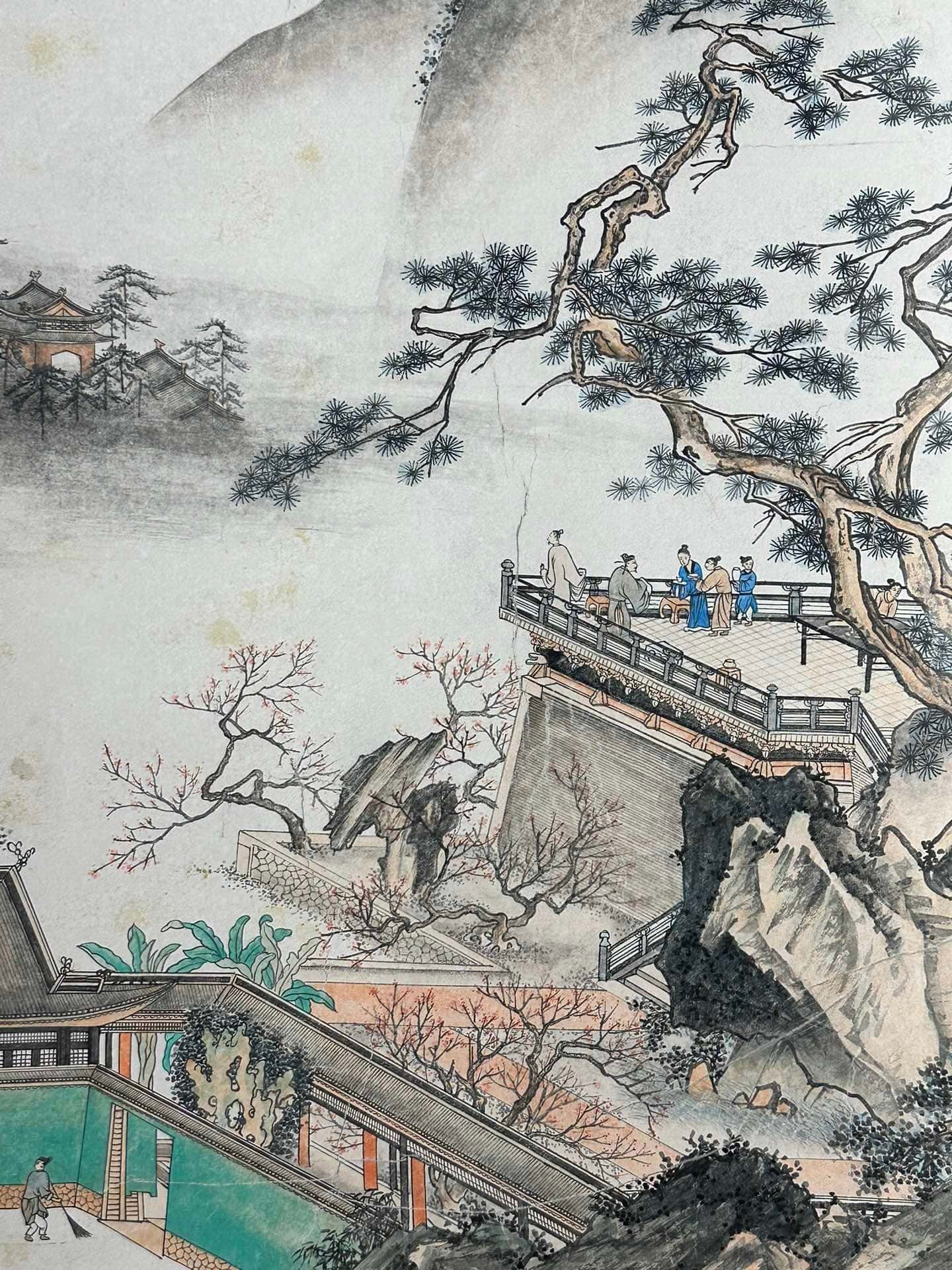 Chinese scroll painting Zhang Daqian