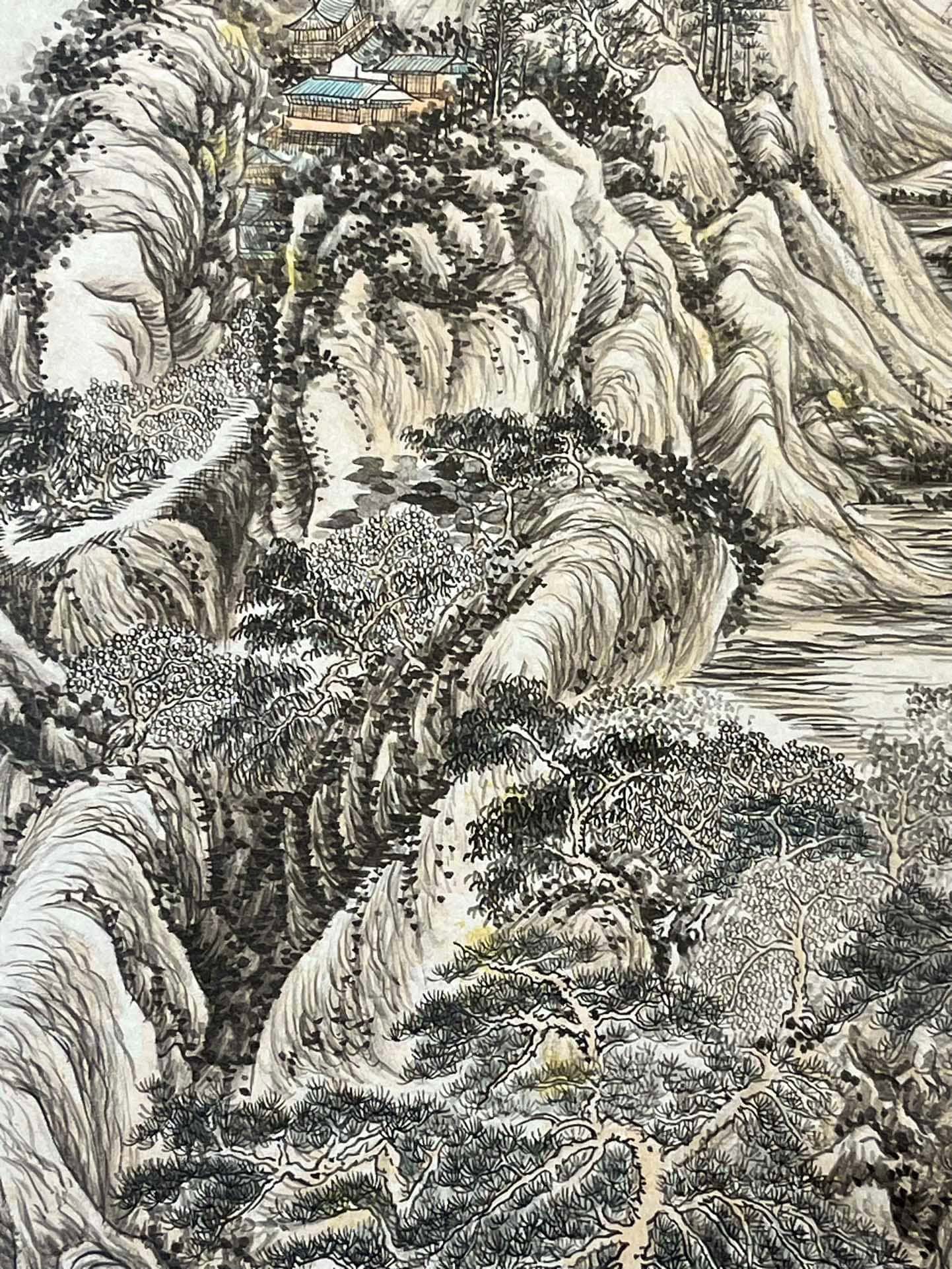 Chinese scroll painting Zhang Daqian