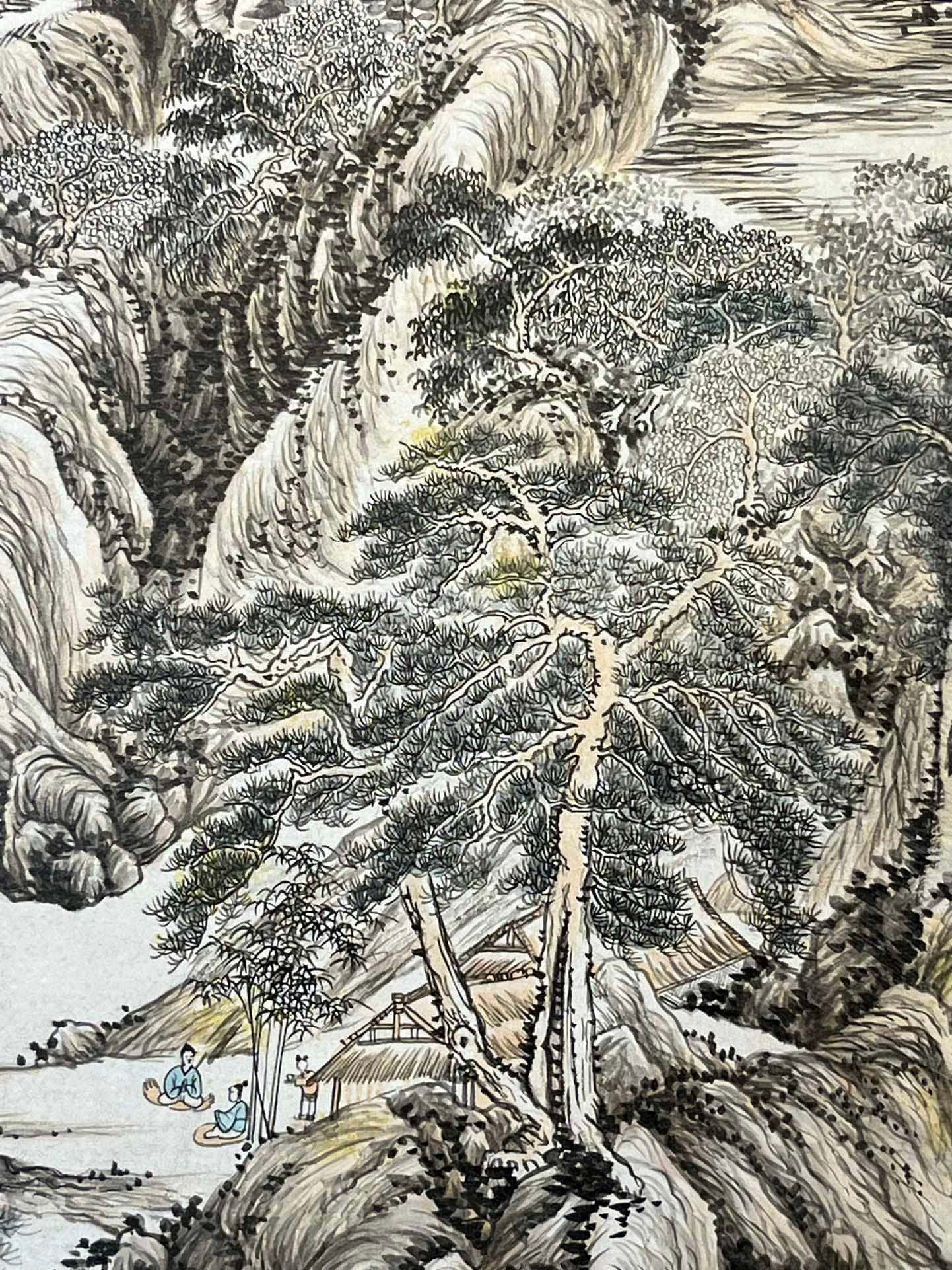 Chinese scroll painting Zhang Daqian
