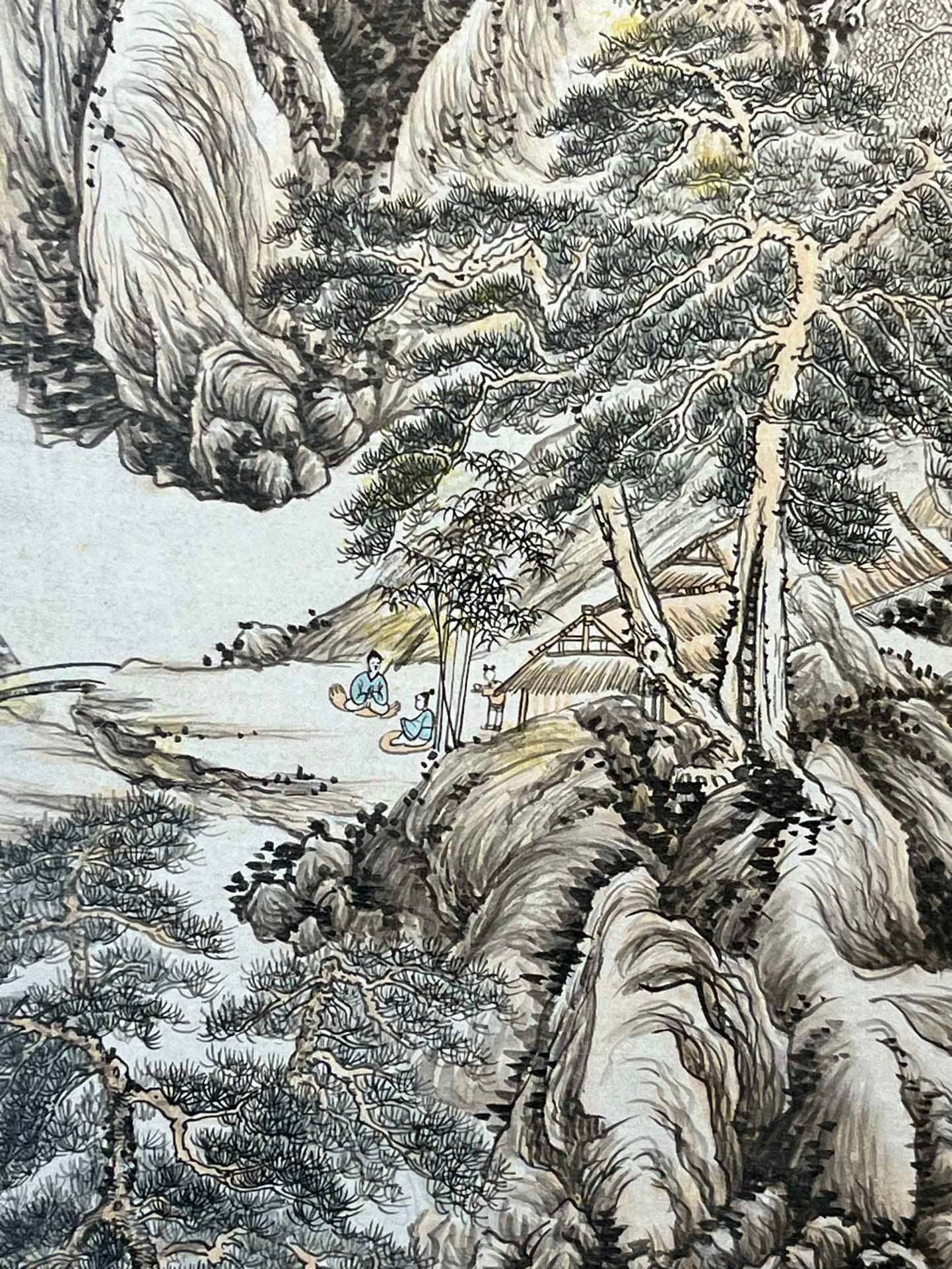 Chinese scroll painting Zhang Daqian