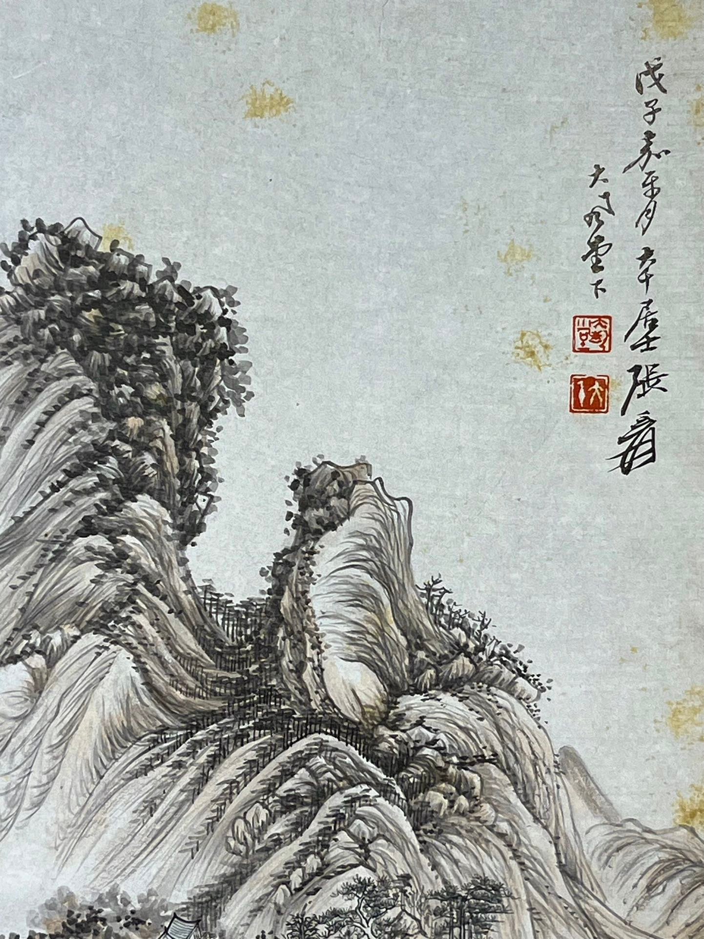 Chinese scroll painting Zhang Daqian