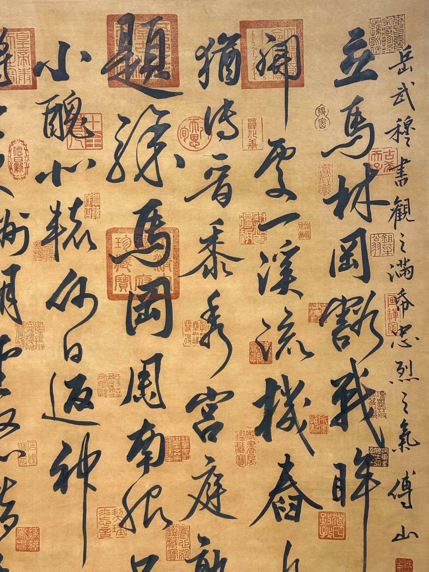 Chinese scroll painting Yue Fei