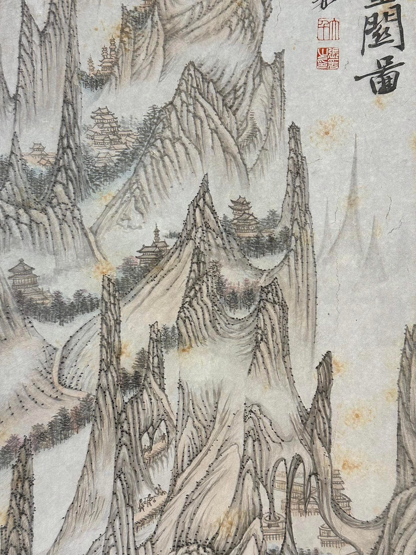 Chinese scroll painting Zhang Daqian