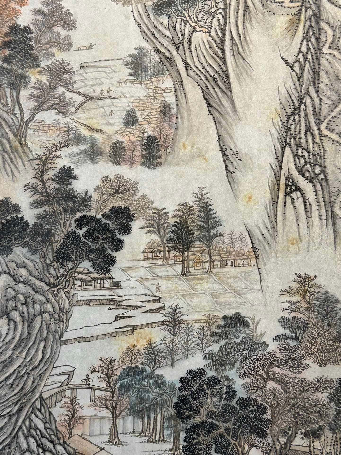 Chinese scroll painting Zhang Daqian