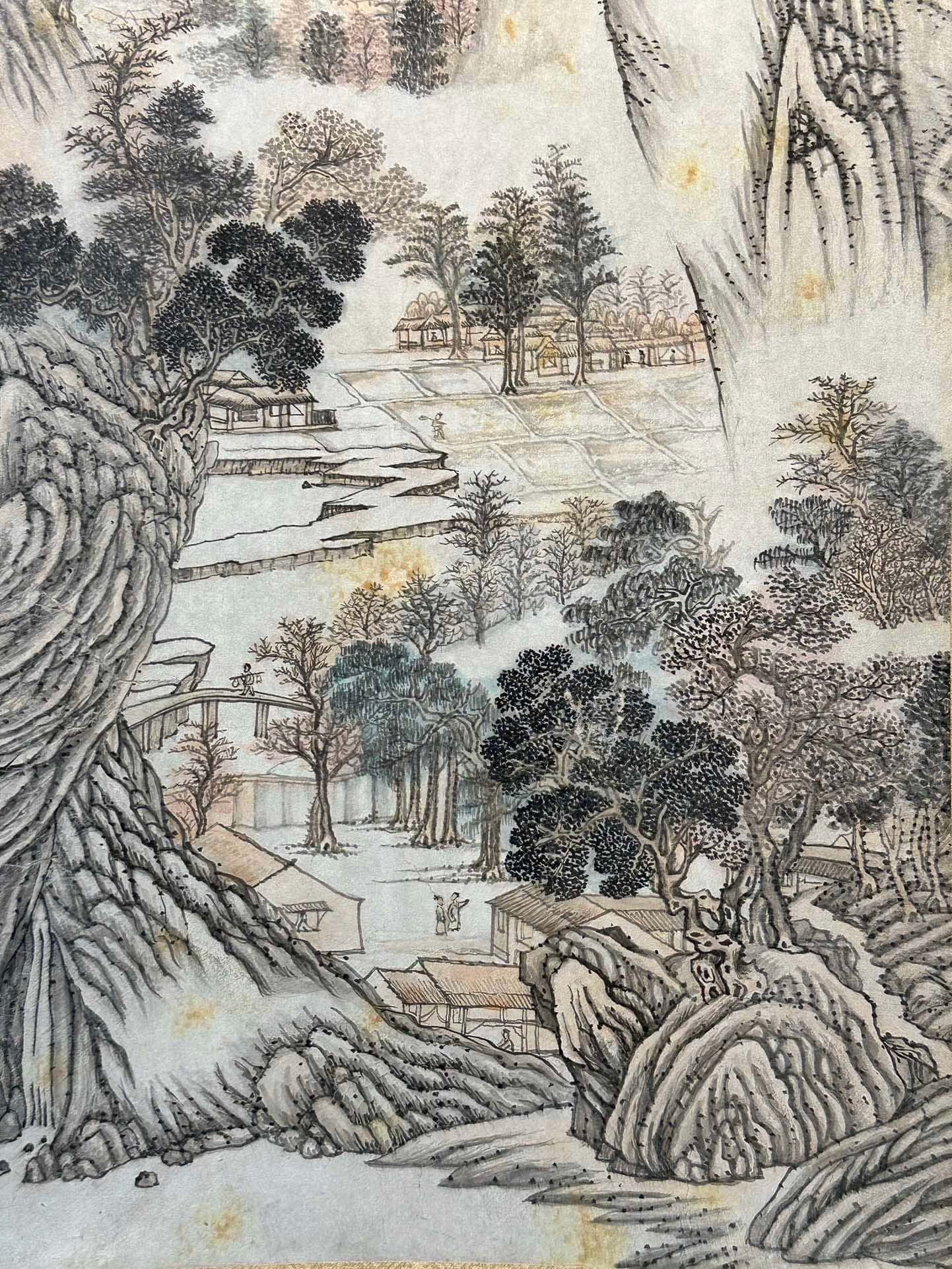 Chinese scroll painting Zhang Daqian