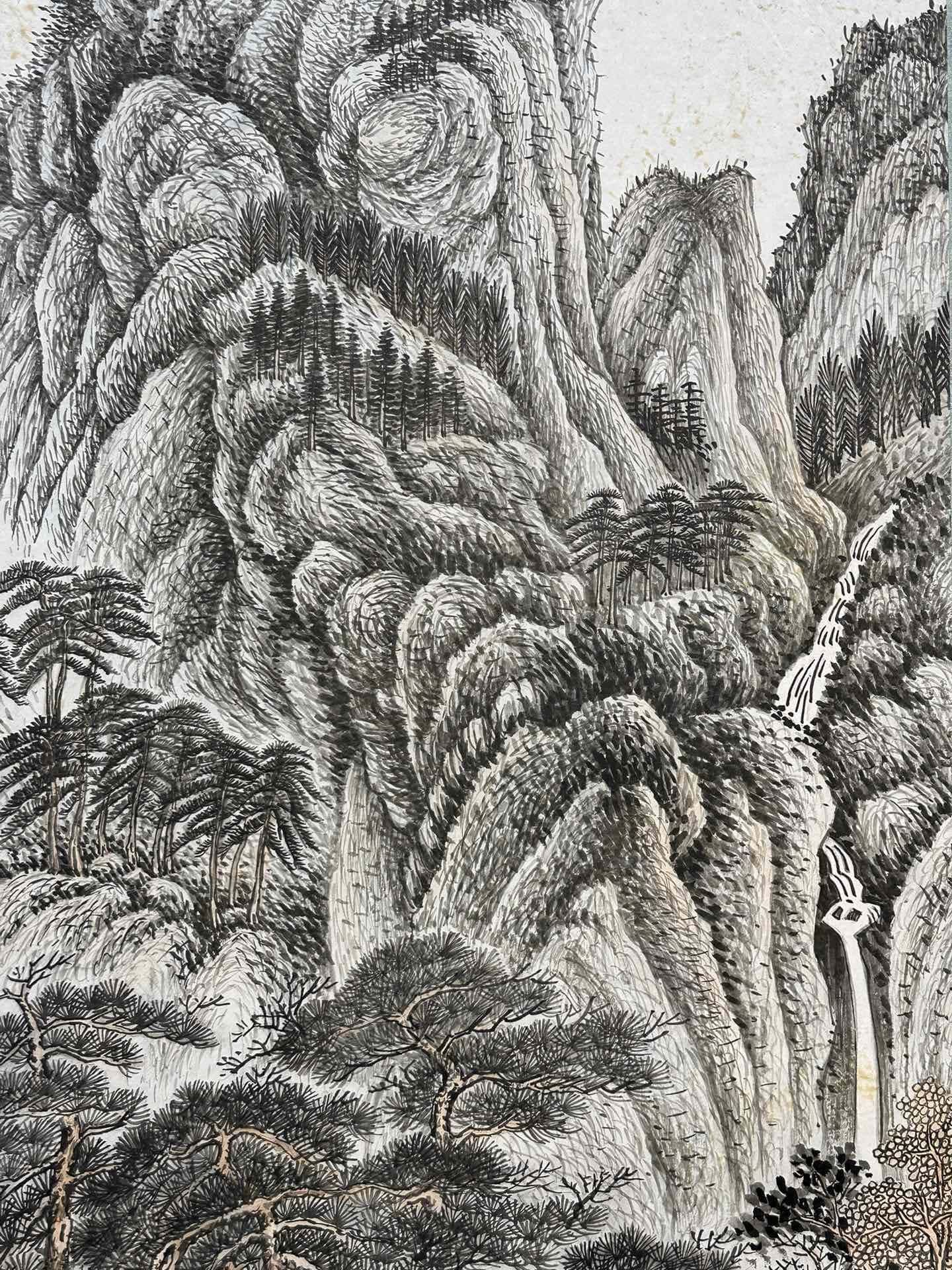 Chinese scroll painting Zhang Daqian