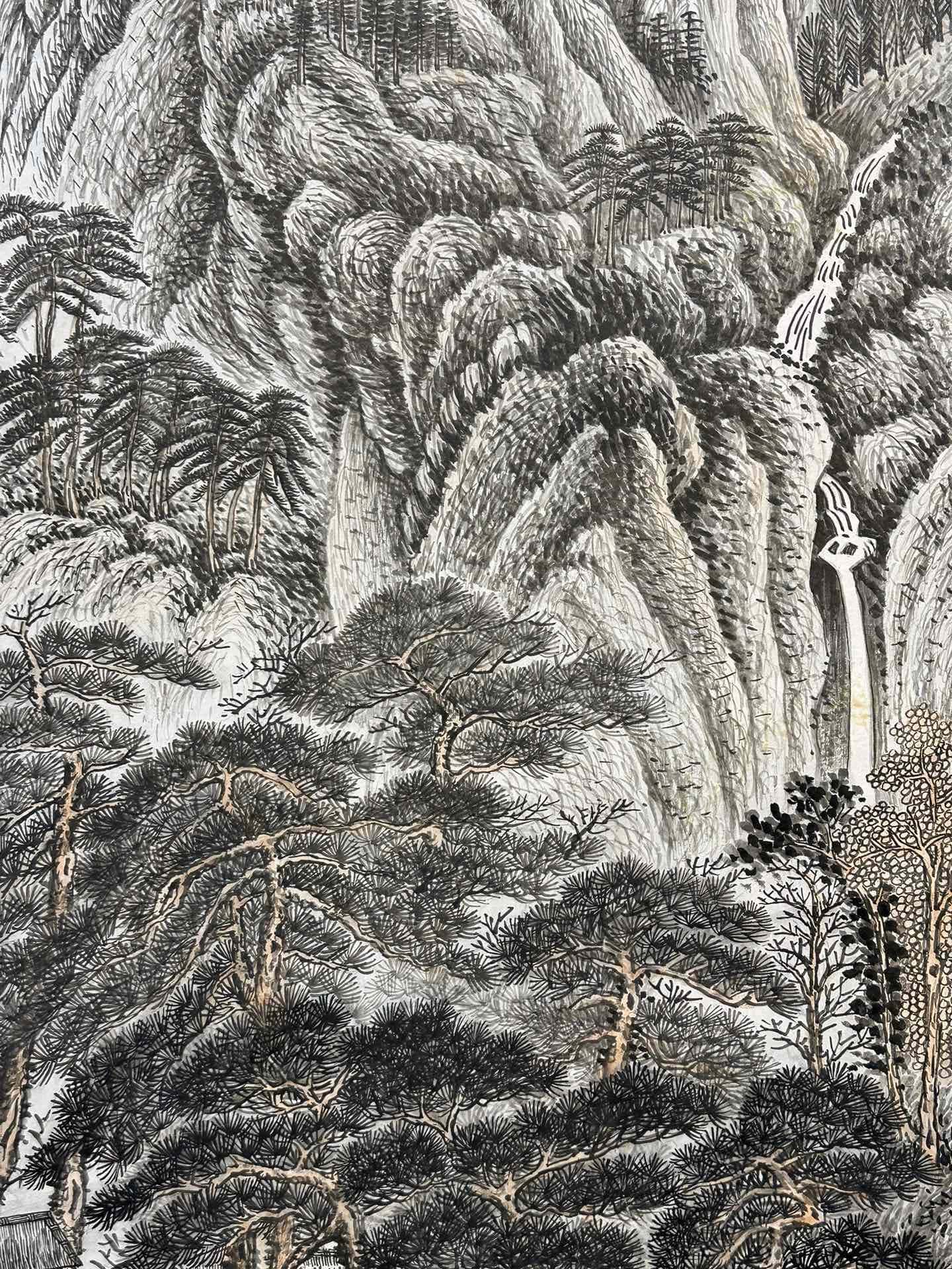 Chinese scroll painting Zhang Daqian