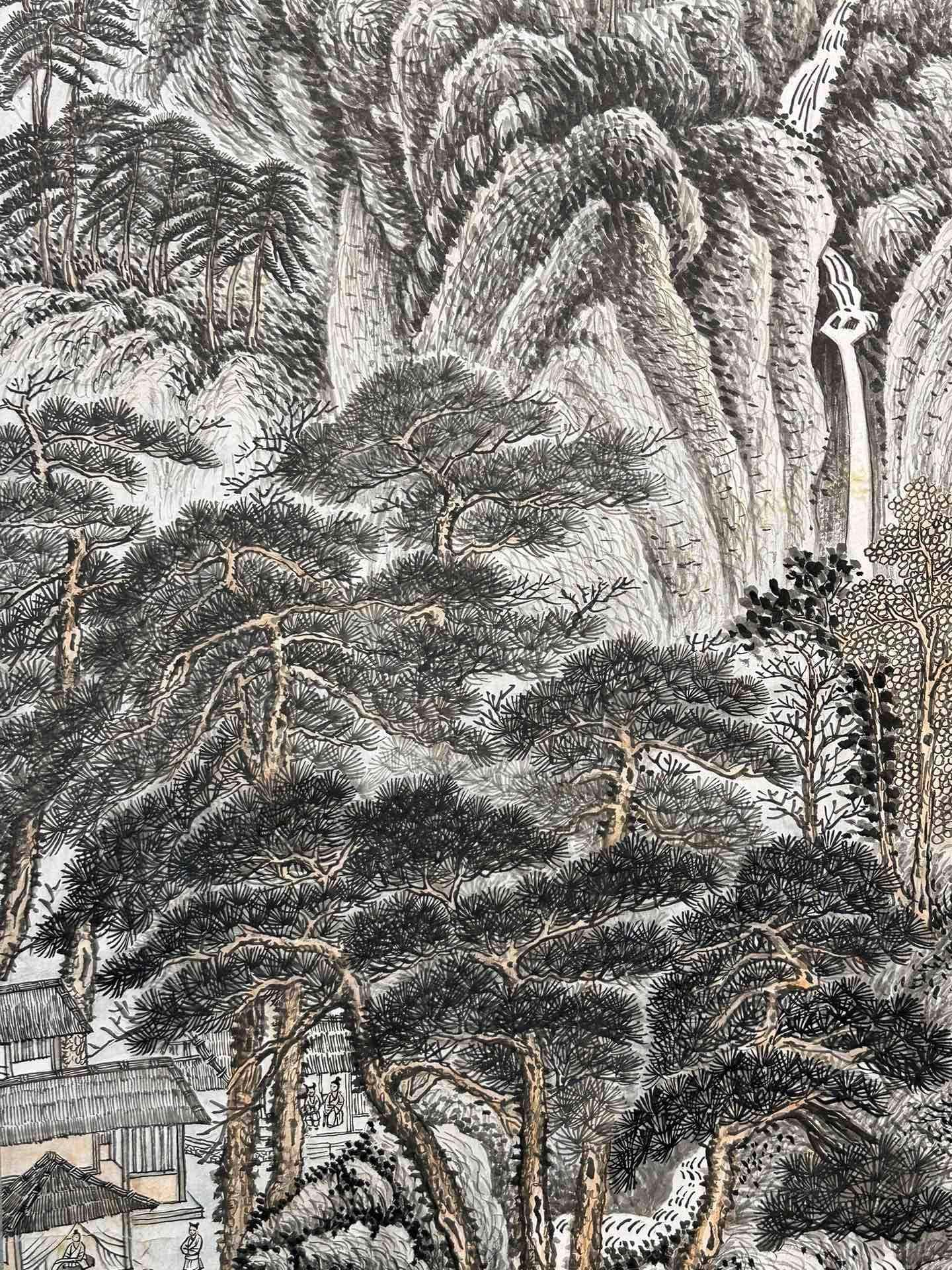 Chinese scroll painting Zhang Daqian
