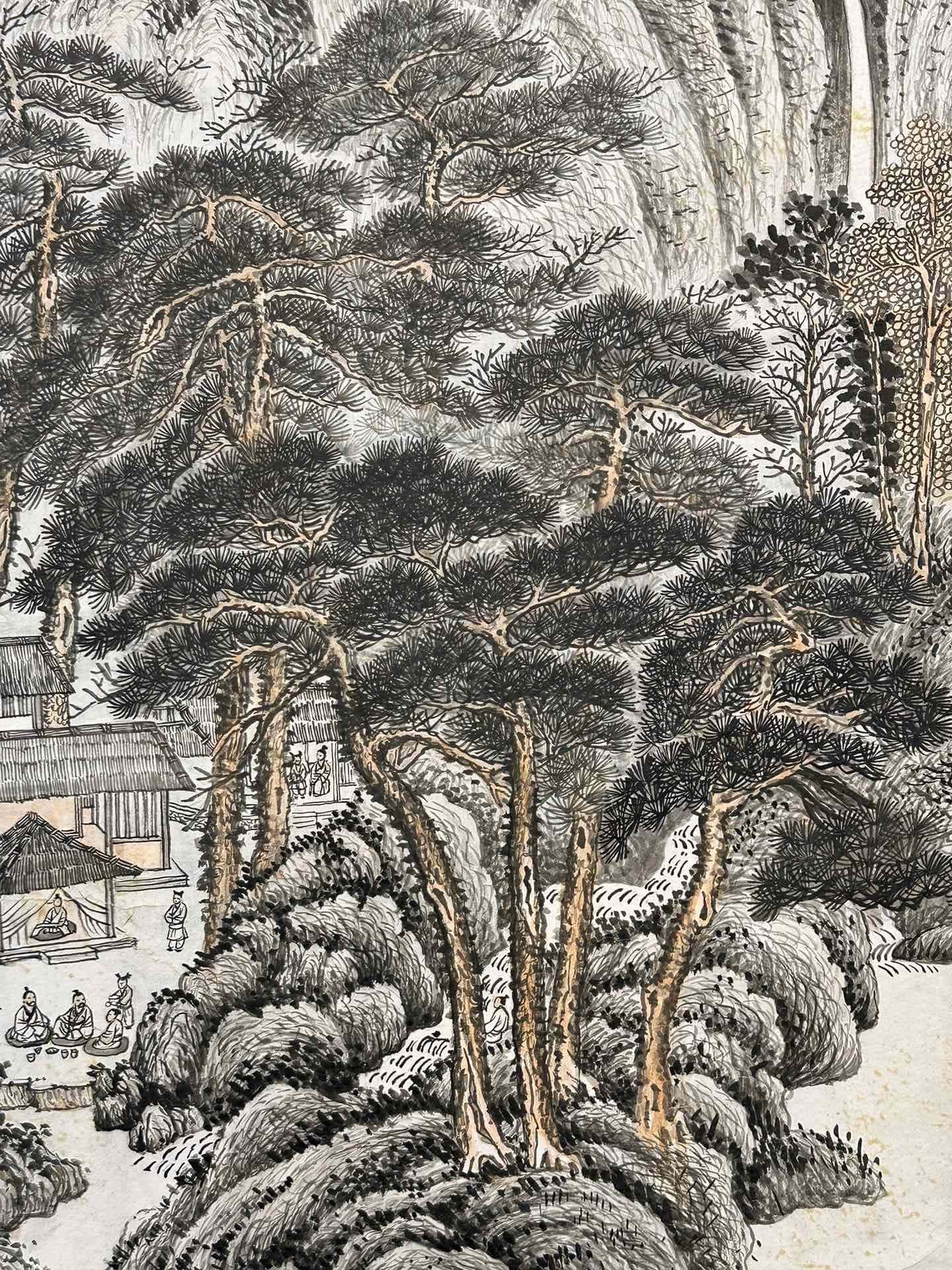 Chinese scroll painting Zhang Daqian